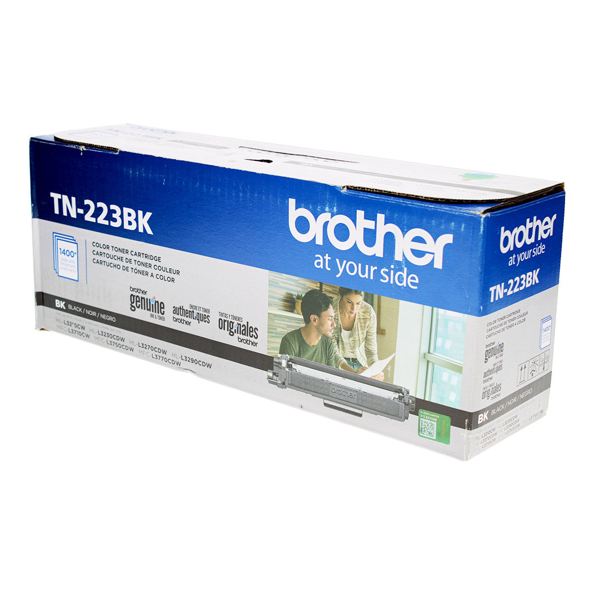 Brother (TN223BK) Toner Cartridge, Black 1.4K Yield