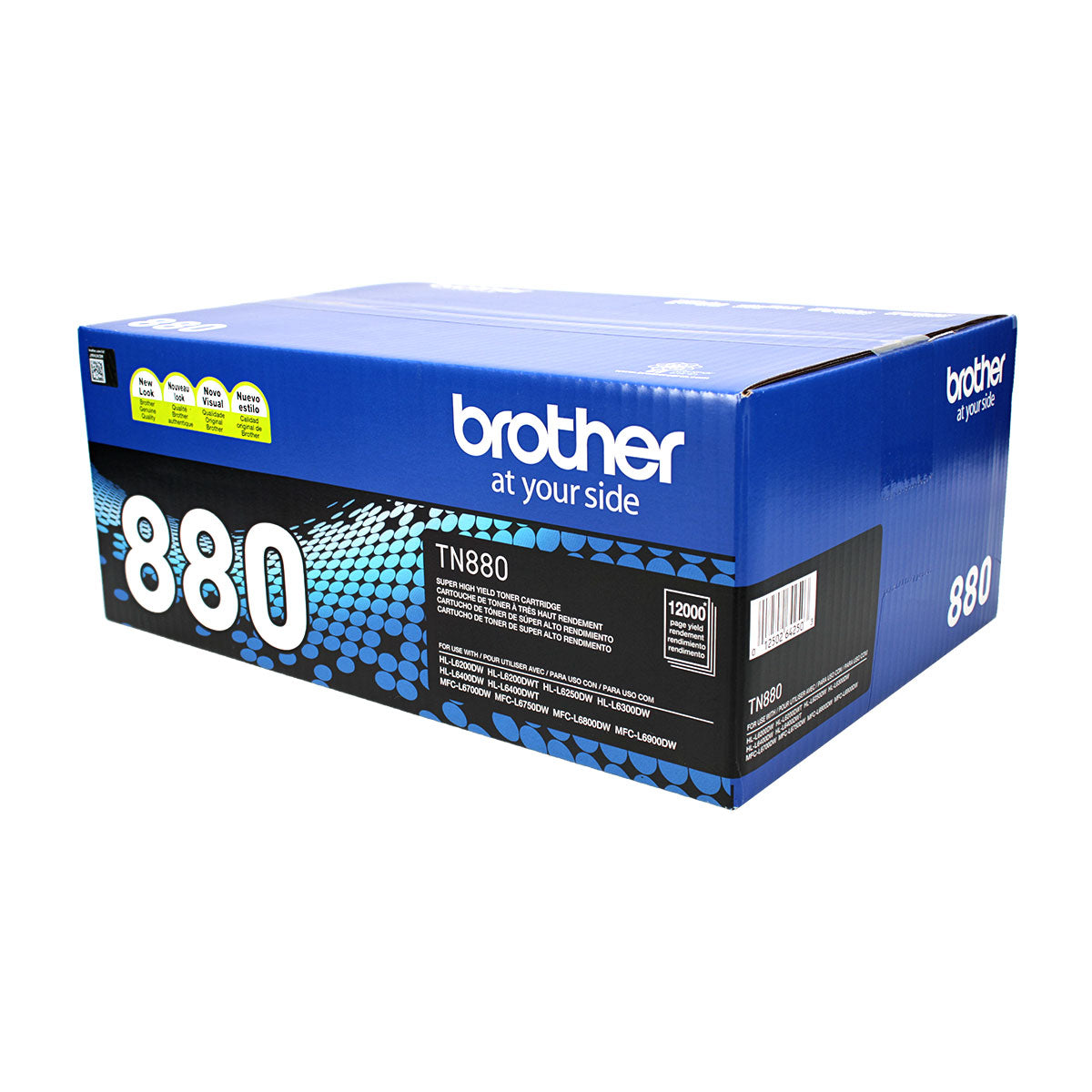 Brother (TN880) Toner Cartridge, Black 12K Extra High Yield