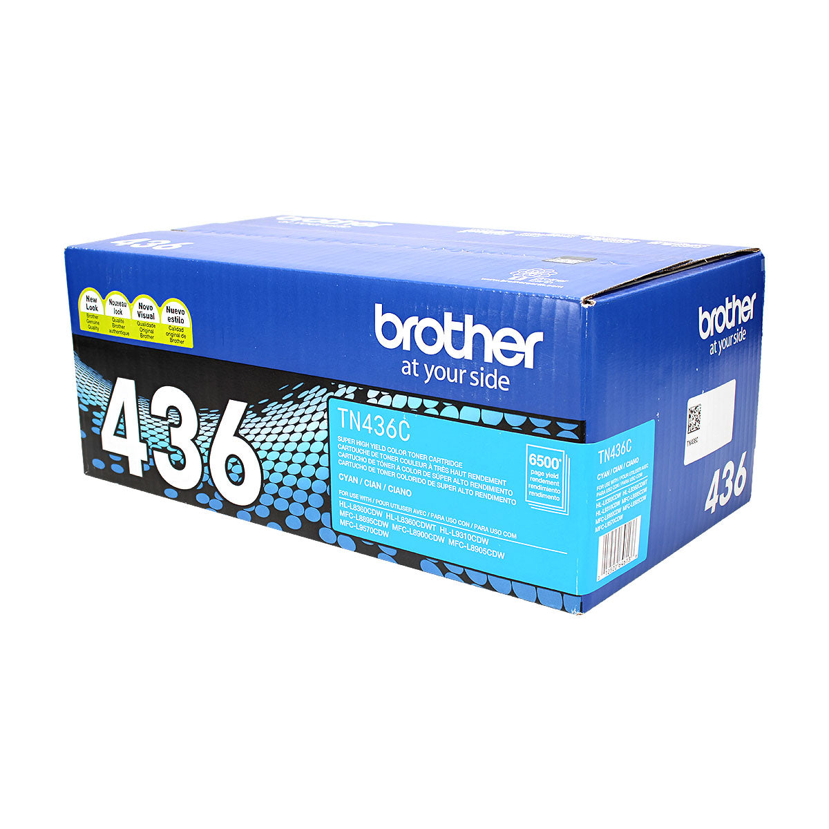 Brother (TN436C) Toner Cartridge, Cyan 6.5K Extra High Yield