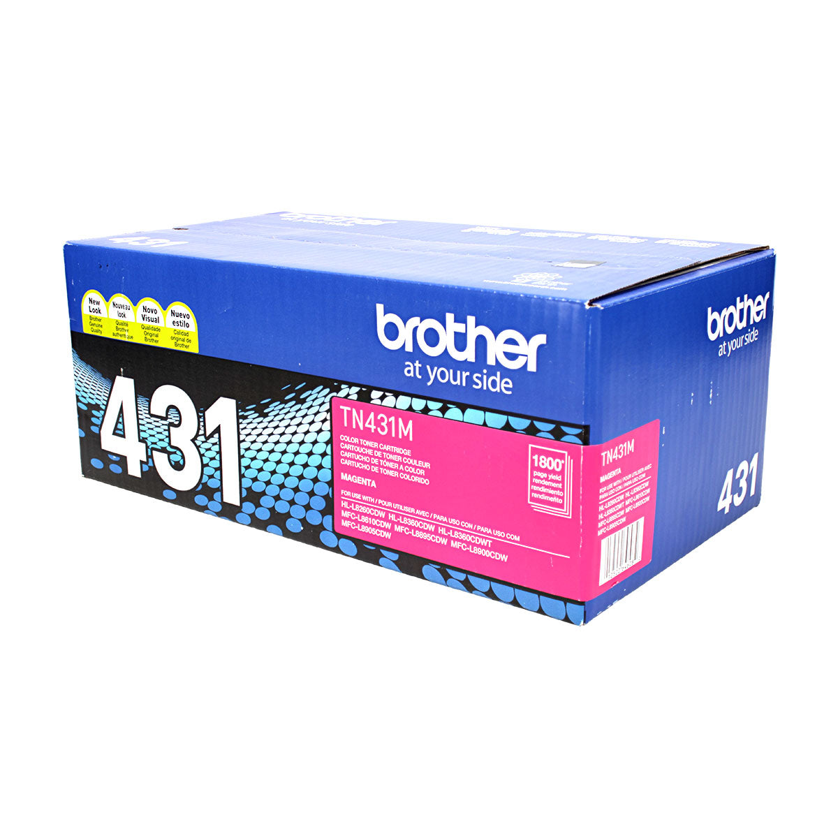 Brother (TN431M) Toner Cartridge, Magenta 1.8K Yield