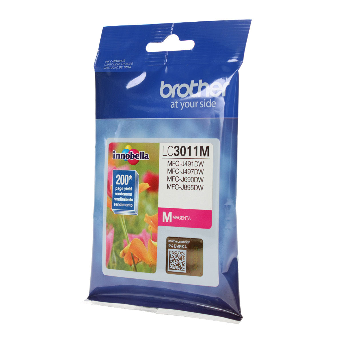 Brother (LC3011M) Inkjet, Magenta 200 Yield