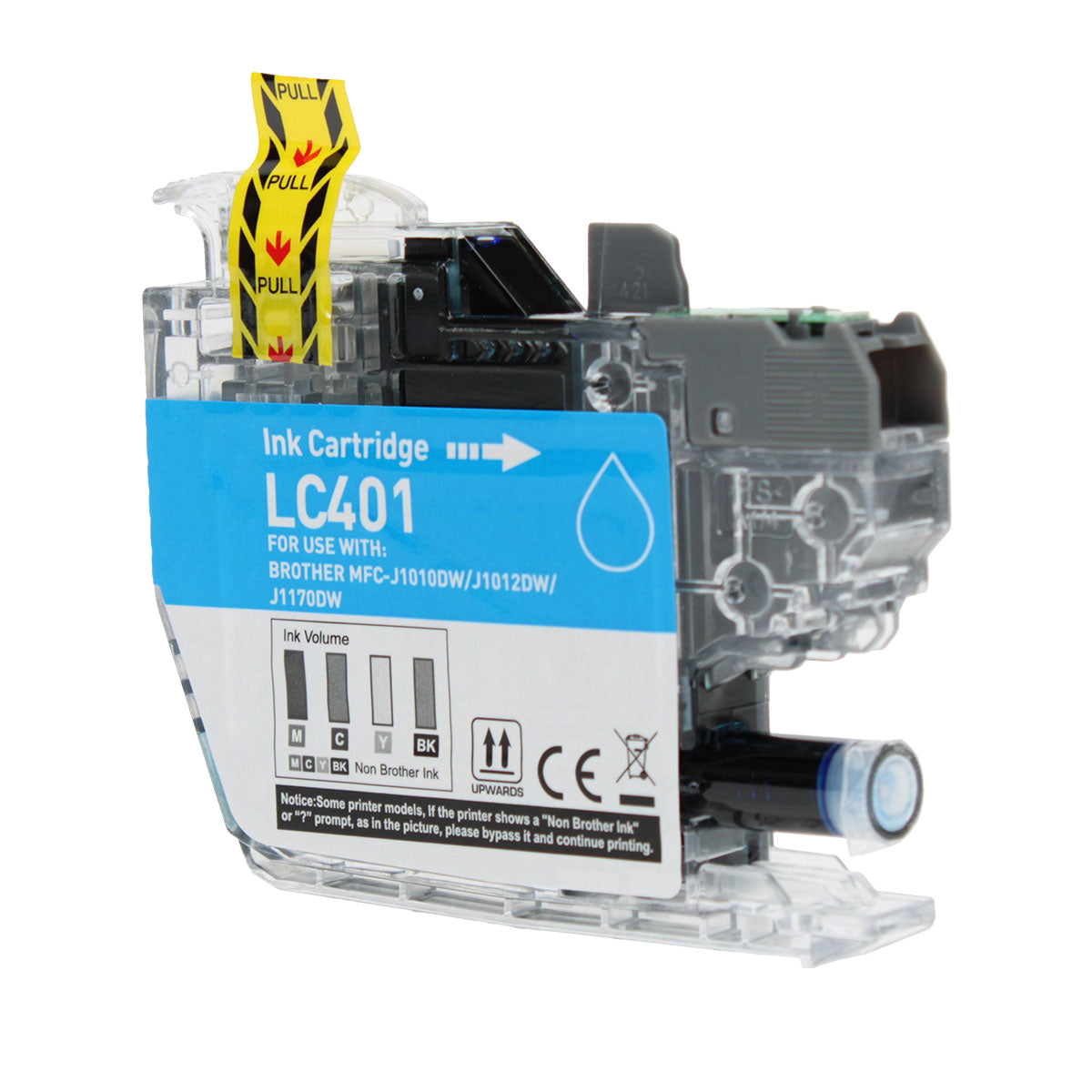 Brother LC401C Remanufactured Toner Cartridge Cyan 200 Standard Yield