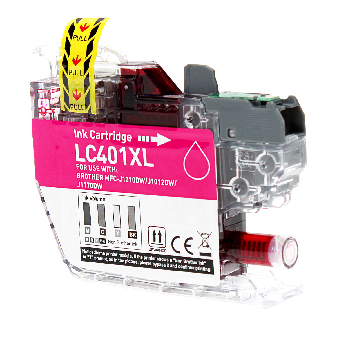 Brother LC401XLM Remanufactured Toner Cartridge Magenta 500 High Yield