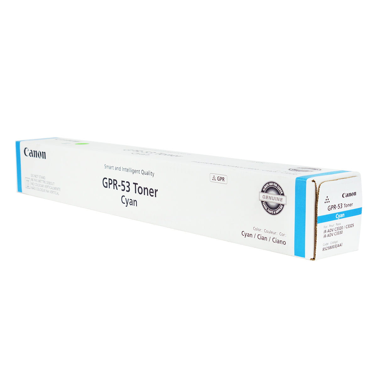 Canon GPR-53 (8525B003) Toner Cartridge, Cyan 19K Yield