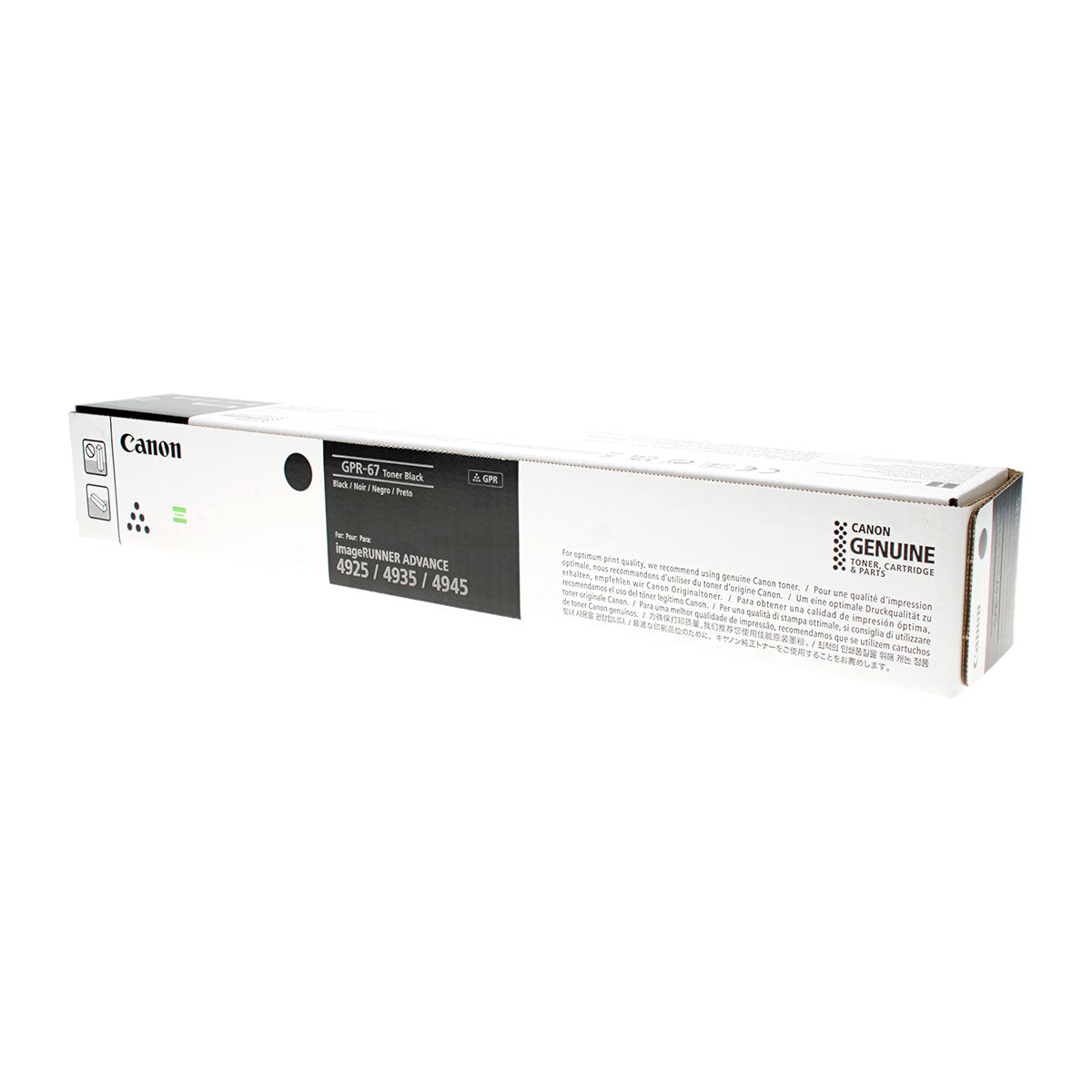 Canon GPR-67 (5745C003) Toner Cartridge, Black 44.5K Yield