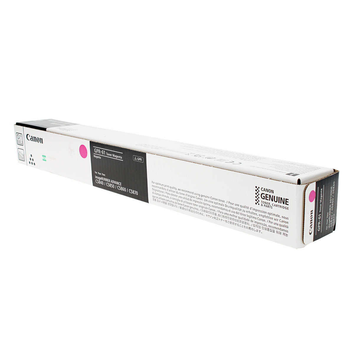 Canon GPR-61 (3765C003) Toner Cartridge, Magenta 60K Yield