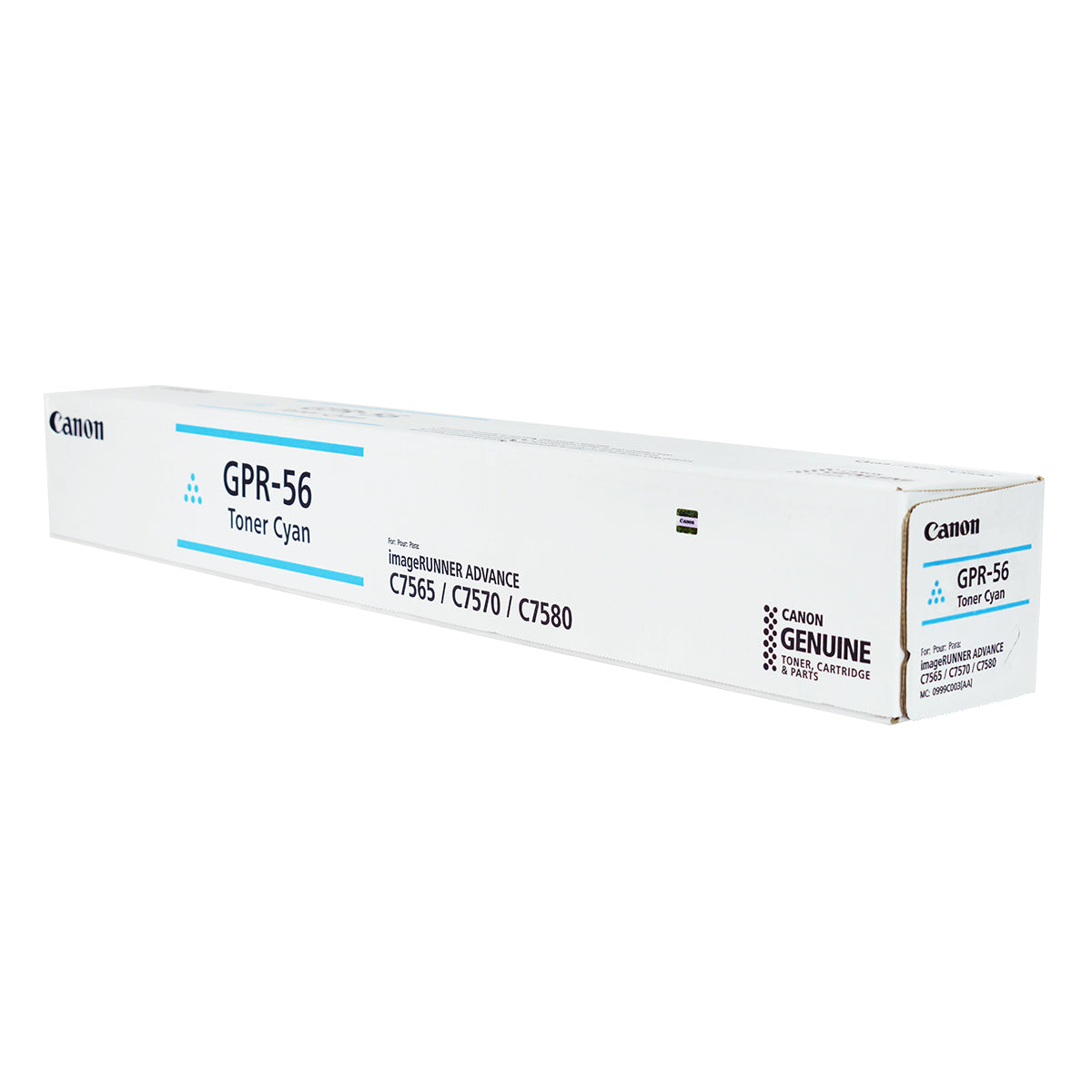Canon GPR-56 (0999C003) Toner Cartridge, Cyan 66.5K Yield