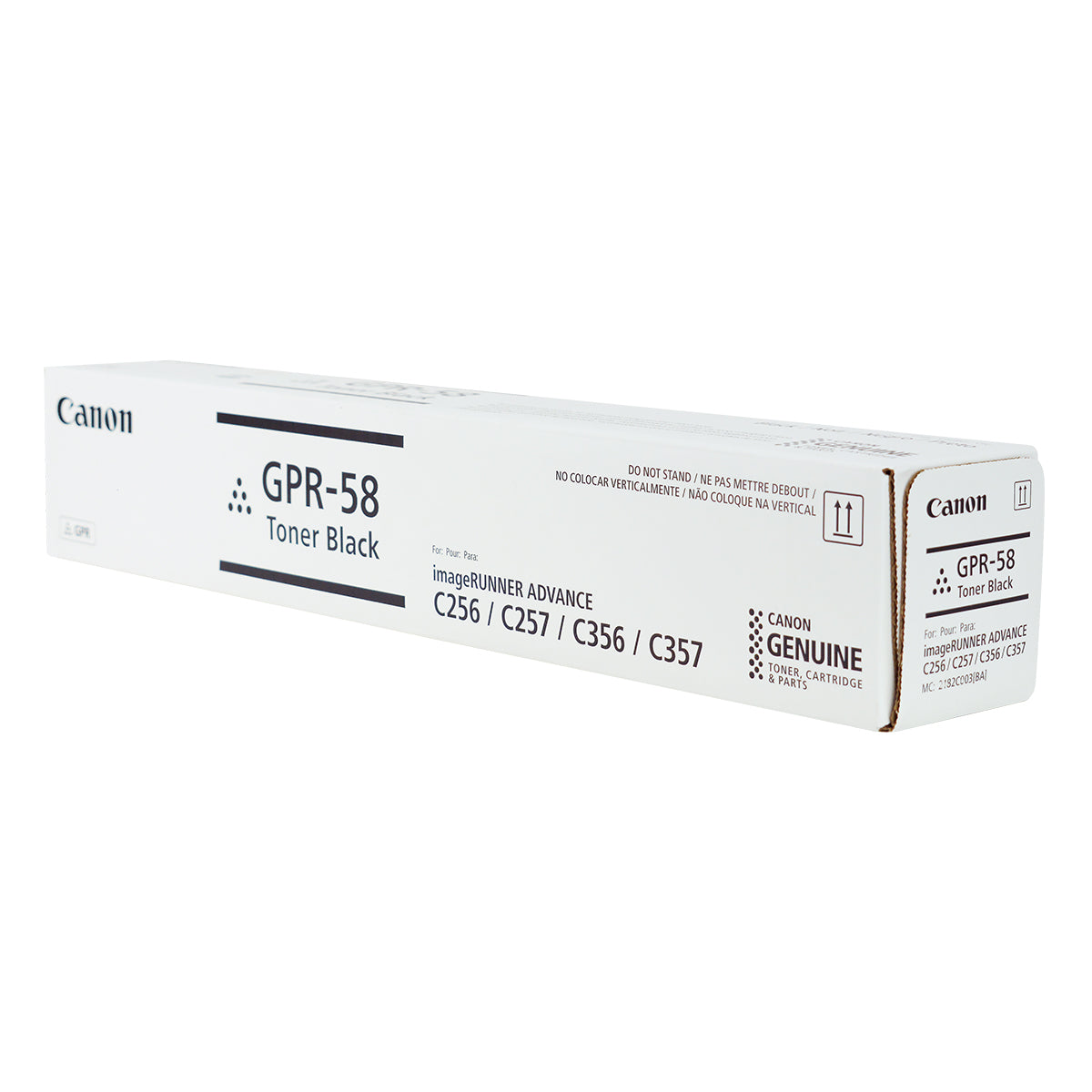Canon GPR-58 (2182C003) Toner Cartridge, Black 23K Yield