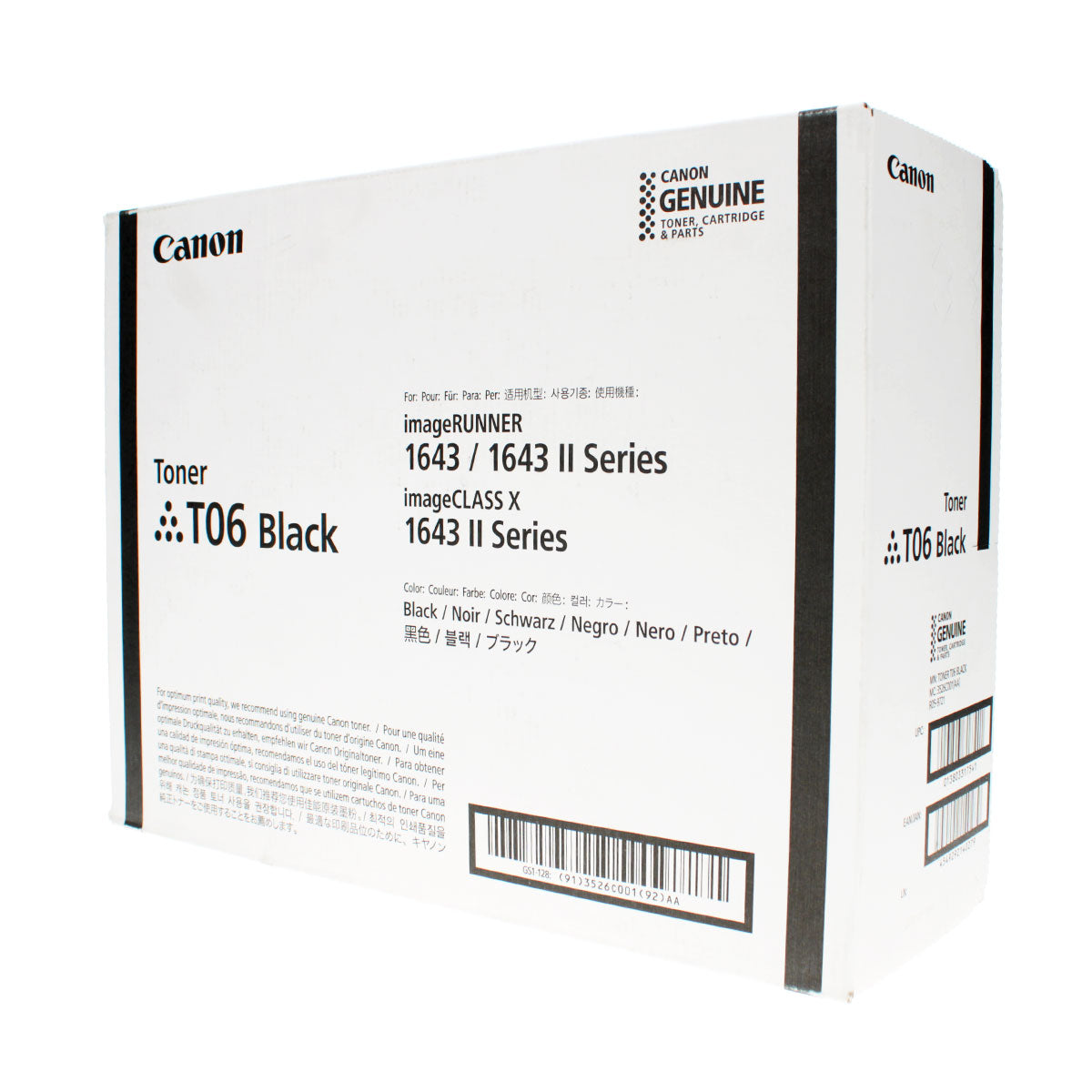 Canon T06 (3526C001) Toner Cartridge, Black 20K Yield