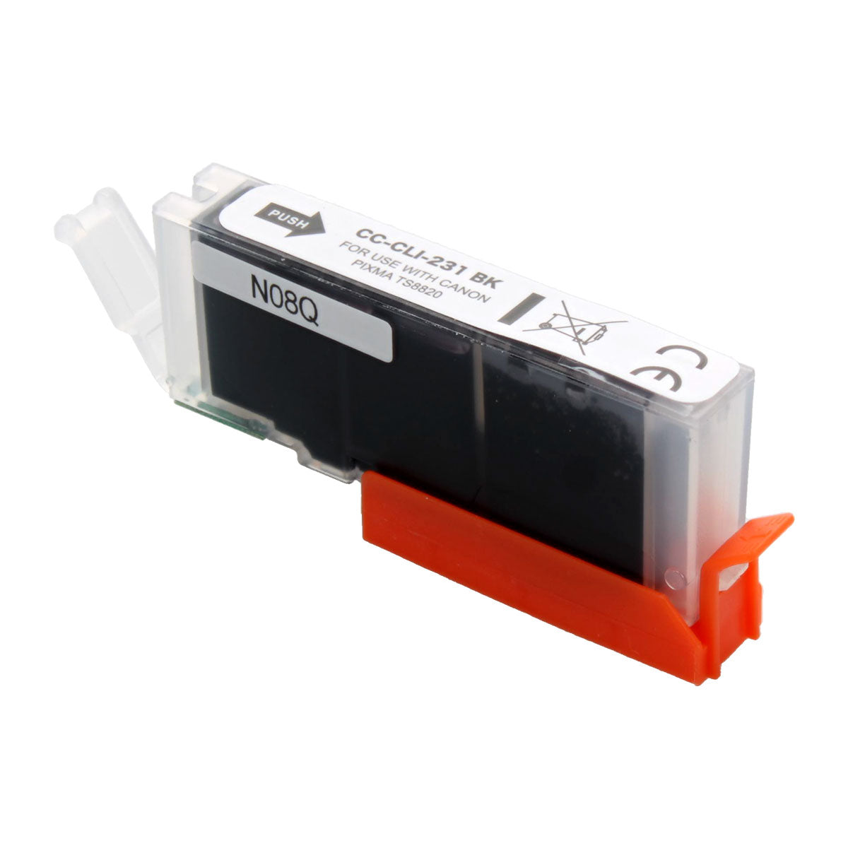 Canon CLI-231BK Remanufactured Toner Cartridge Black 8.5 Ml Standard Yield