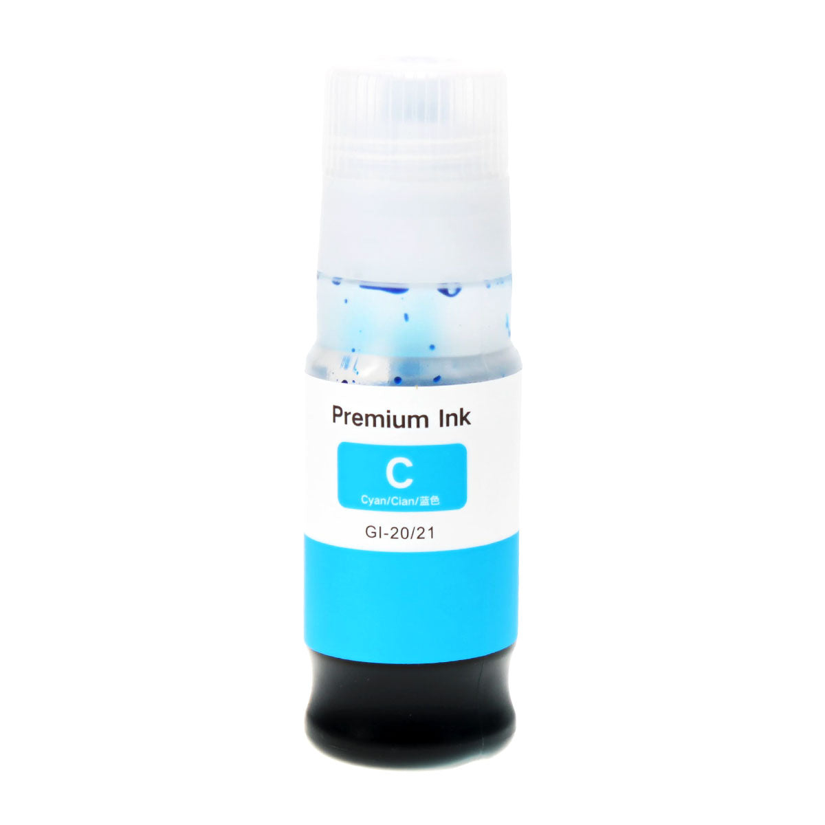 Canon GI-20C Remanufactured Toner Cartridge Cyan 70 Ml