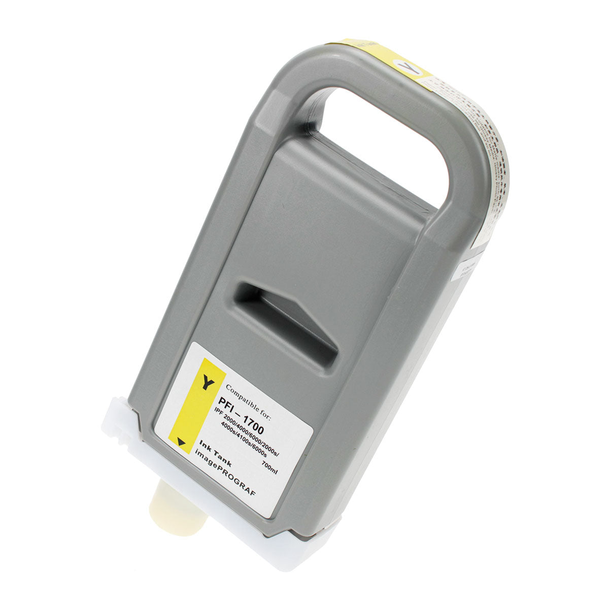 Canon PFI-1700Y Remanufactured Toner Cartridge Yellow 700Ml