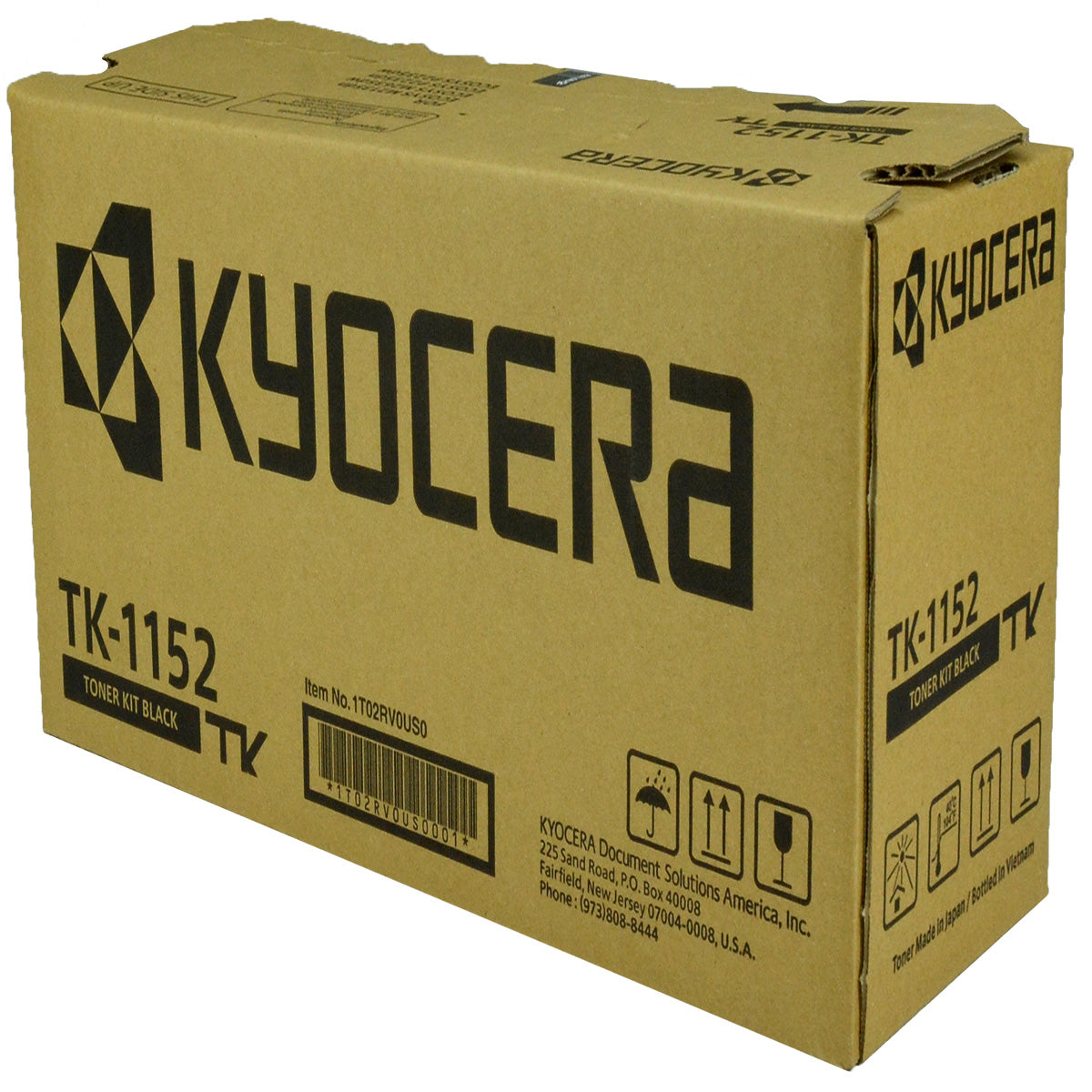 Kyocera Mita TK-1152 (1T02RV0US0) Toner Cartridge, Black 3K Yield