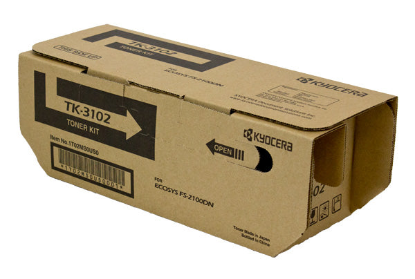 Kyocera Mita TK-3102 (1T02MS0USV) Toner Cartridge, Black 12.5K Yield
