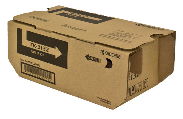 Kyocera Mita TK-3132 (1T02LV0US0) Toner Cartridge, Black 25K Yield