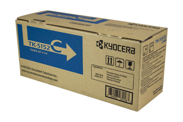 Kyocera Mita TK-5152C (1T02NSCUS0) Toner Cartridge, Cyan 10K Yield