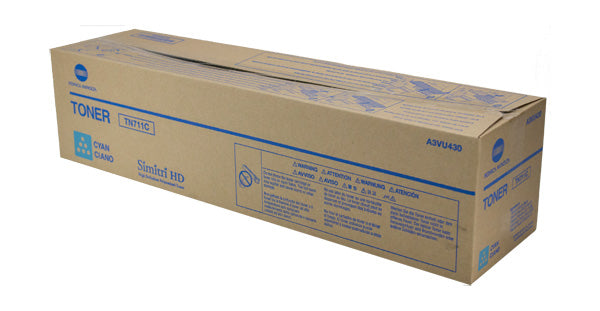 Konica Minolta TN711C (A3VU430) Toner Cartridge, Cyan 31.5K Yield