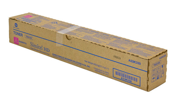 Konica Minolta TN321M (A33K330) Toner Cartridge, Magenta 25K Yield