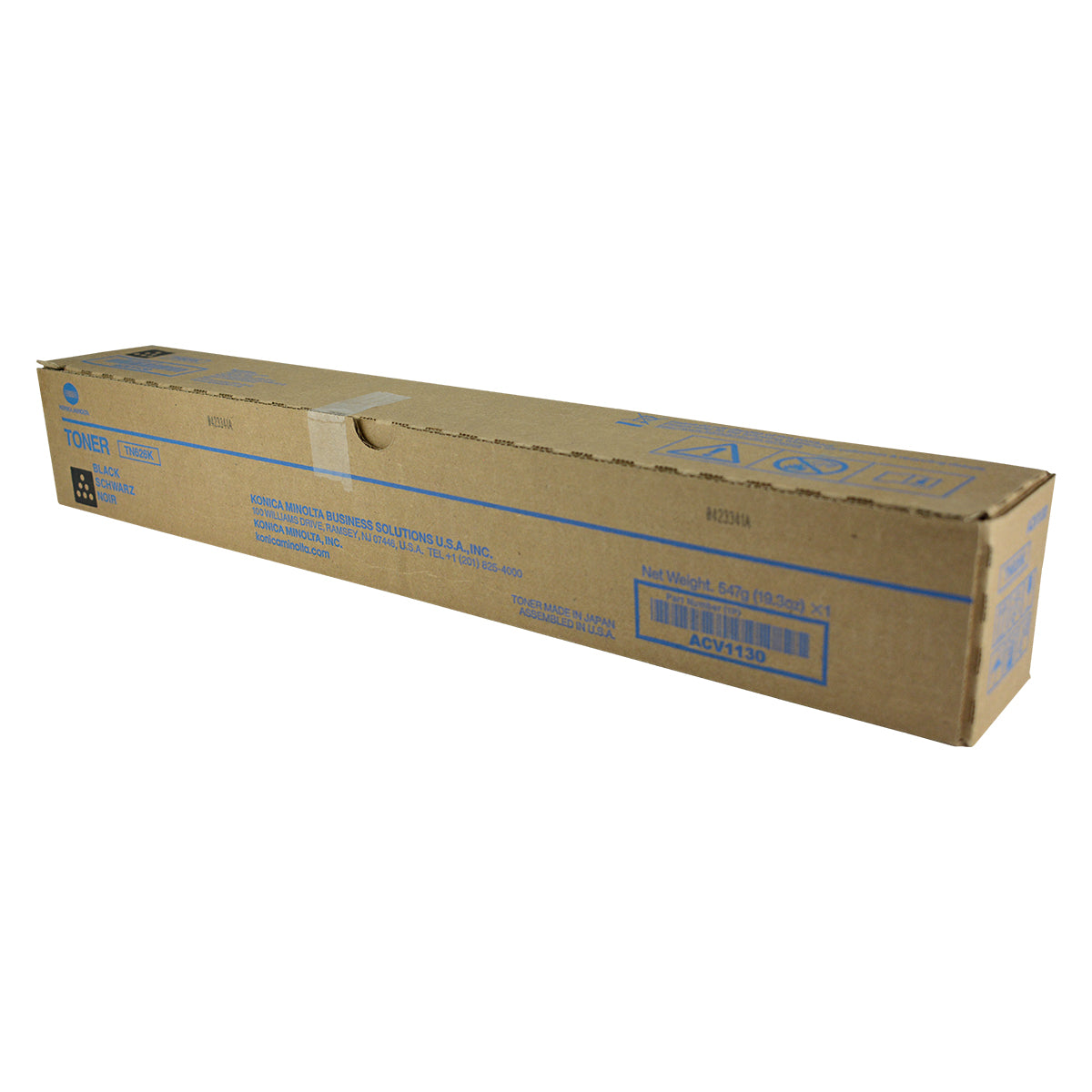 Konica Minolta TN626K (ACV1130) Toner Cartridge, Black 28K Yield