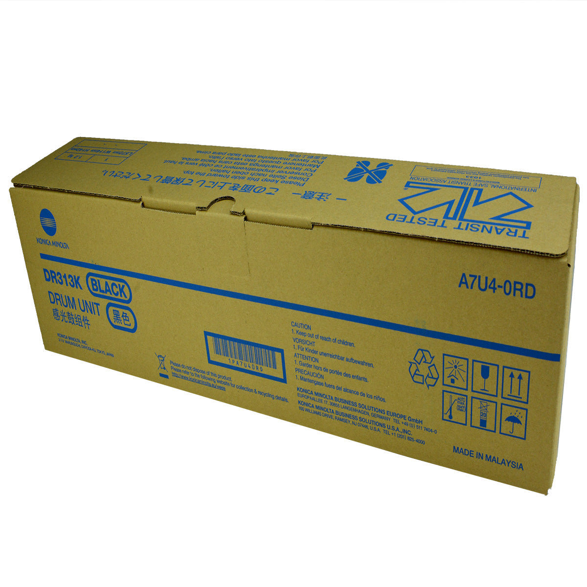 Konica Minolta DR313K (A7U40RD) Drum Unit, Black 120K Yield