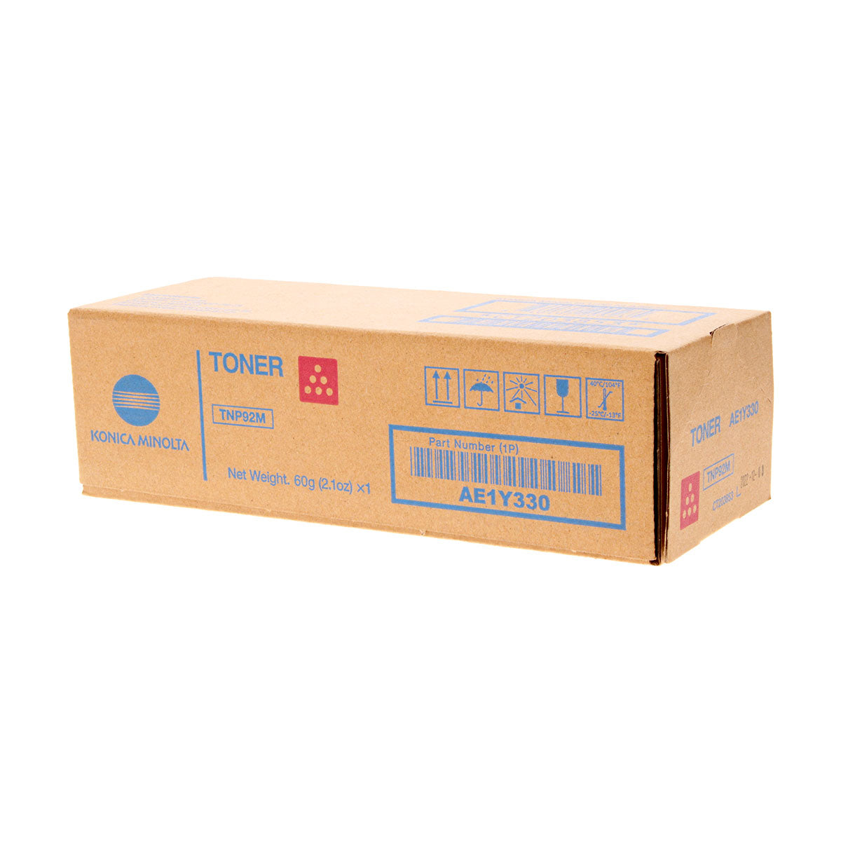 Konica Minolta TNP92M (AE1Y330) Toner Cartridge, Magenta 4K Yield