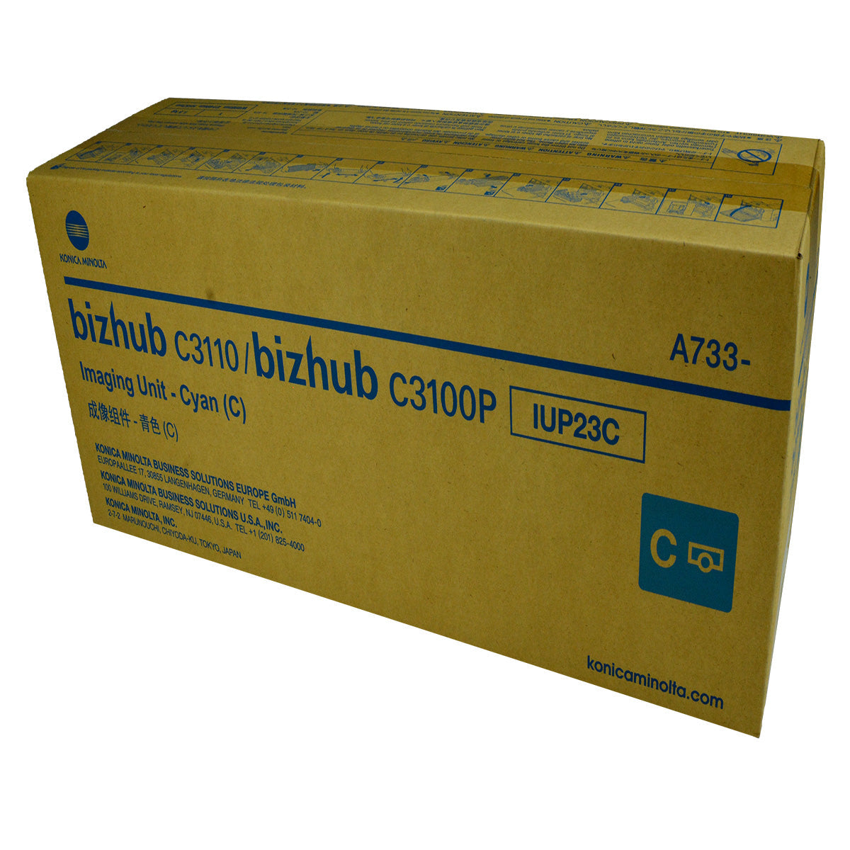 Konica Minolta IUP23C (A7330KF) Imaging Unit, Cyan 30K Yield