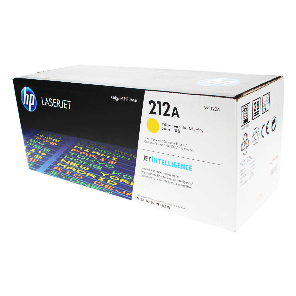 HP 212A (W2122A) Toner Cartridge, Yellow 4.5K Yield