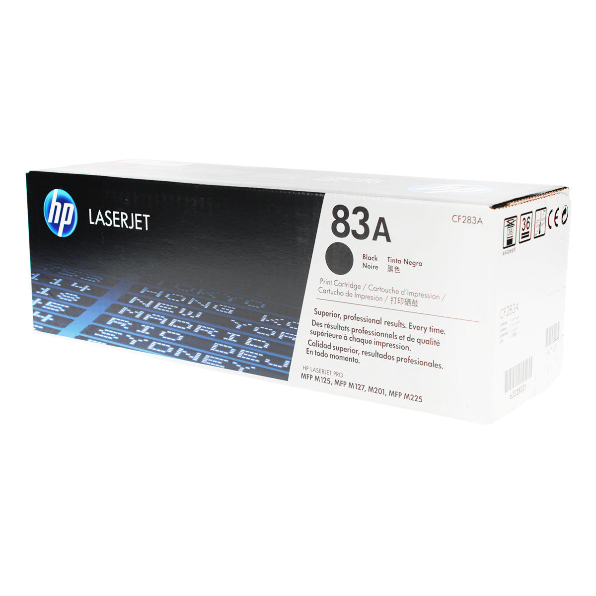 HP 83A (CF283A) Toner Cartridge, Black 1.5K Yield
