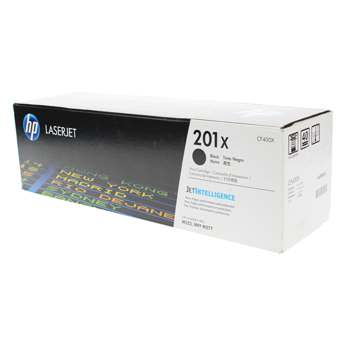 HP 201X (CF400X) Toner Cartridge, Black 2.8K High Yield