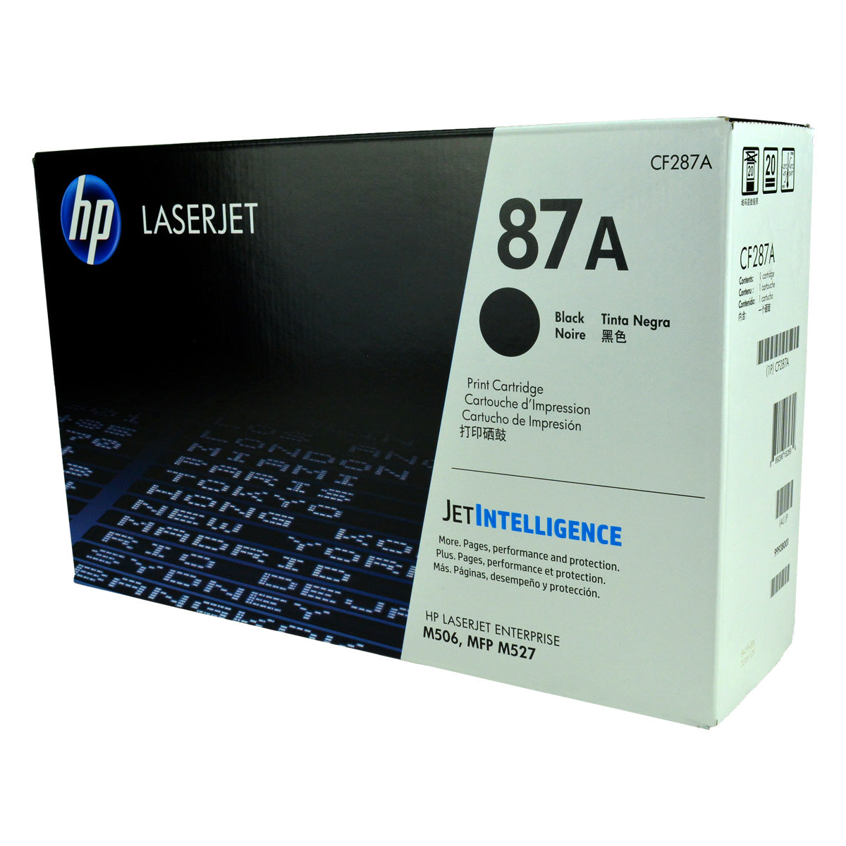 HP 87A (CF287A) Toner Cartridge, Black 9K Yield