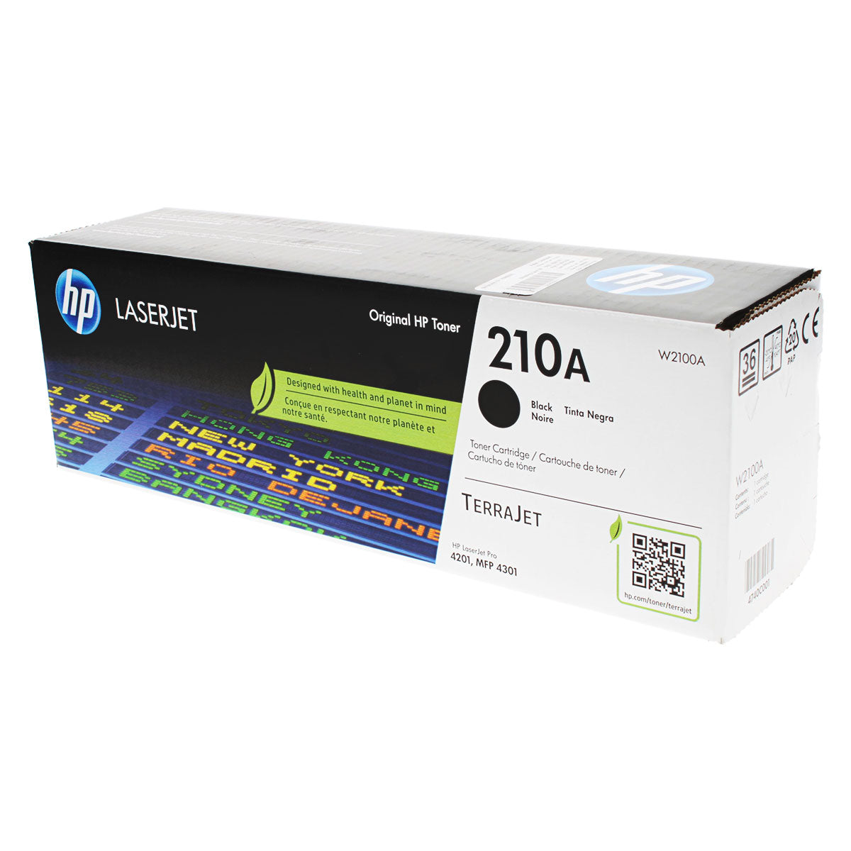 HP (W2100A) Toner Cartridge, Black 2K Yield