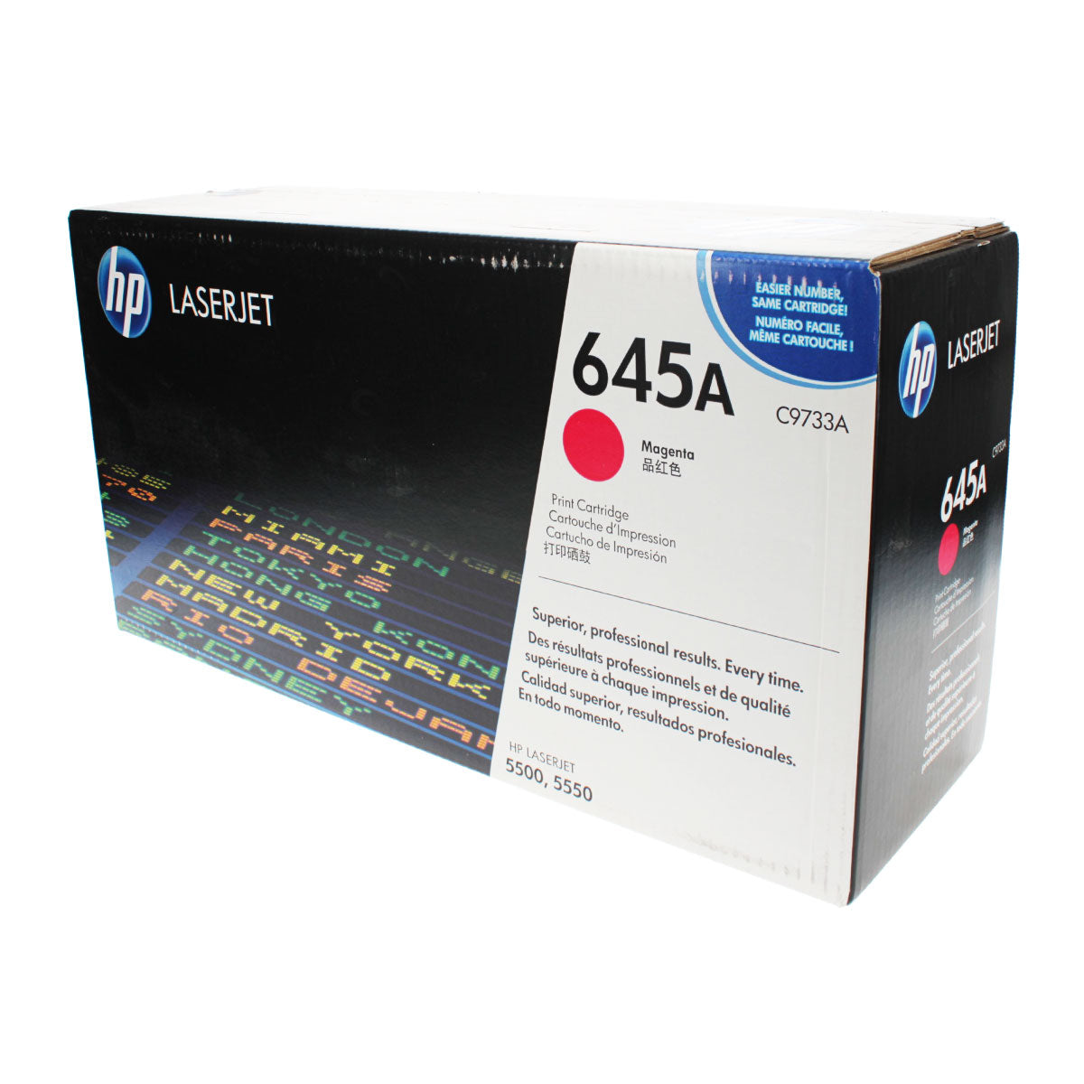 HP 645A (C9733A) Toner Cartridge, Magenta 12K Yield