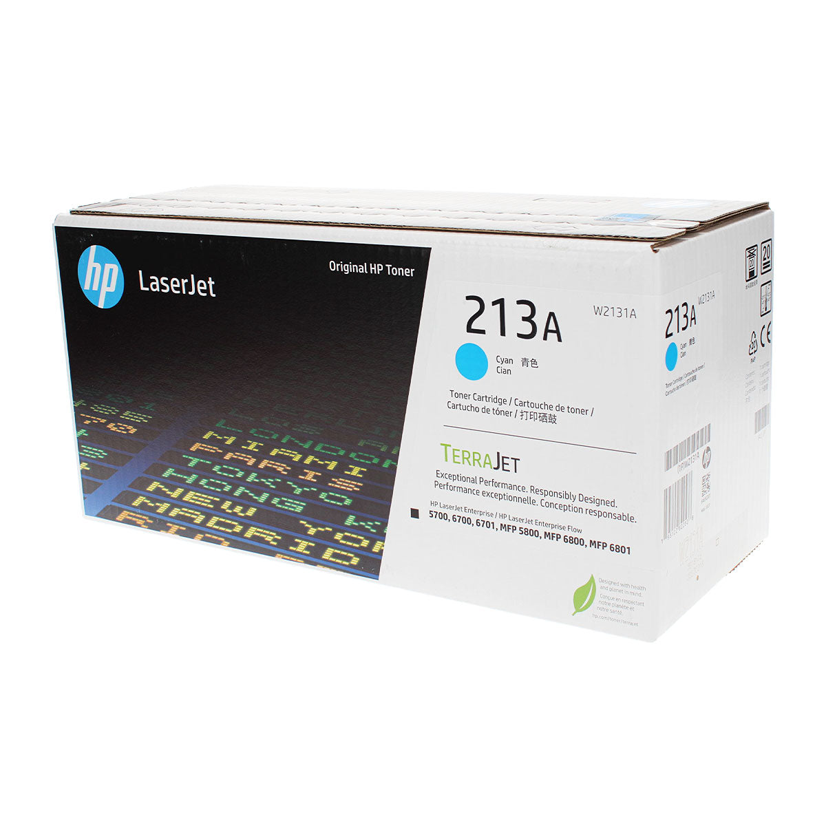 HP (W2131A) Toner Cartridge, Cyan 3K Yield