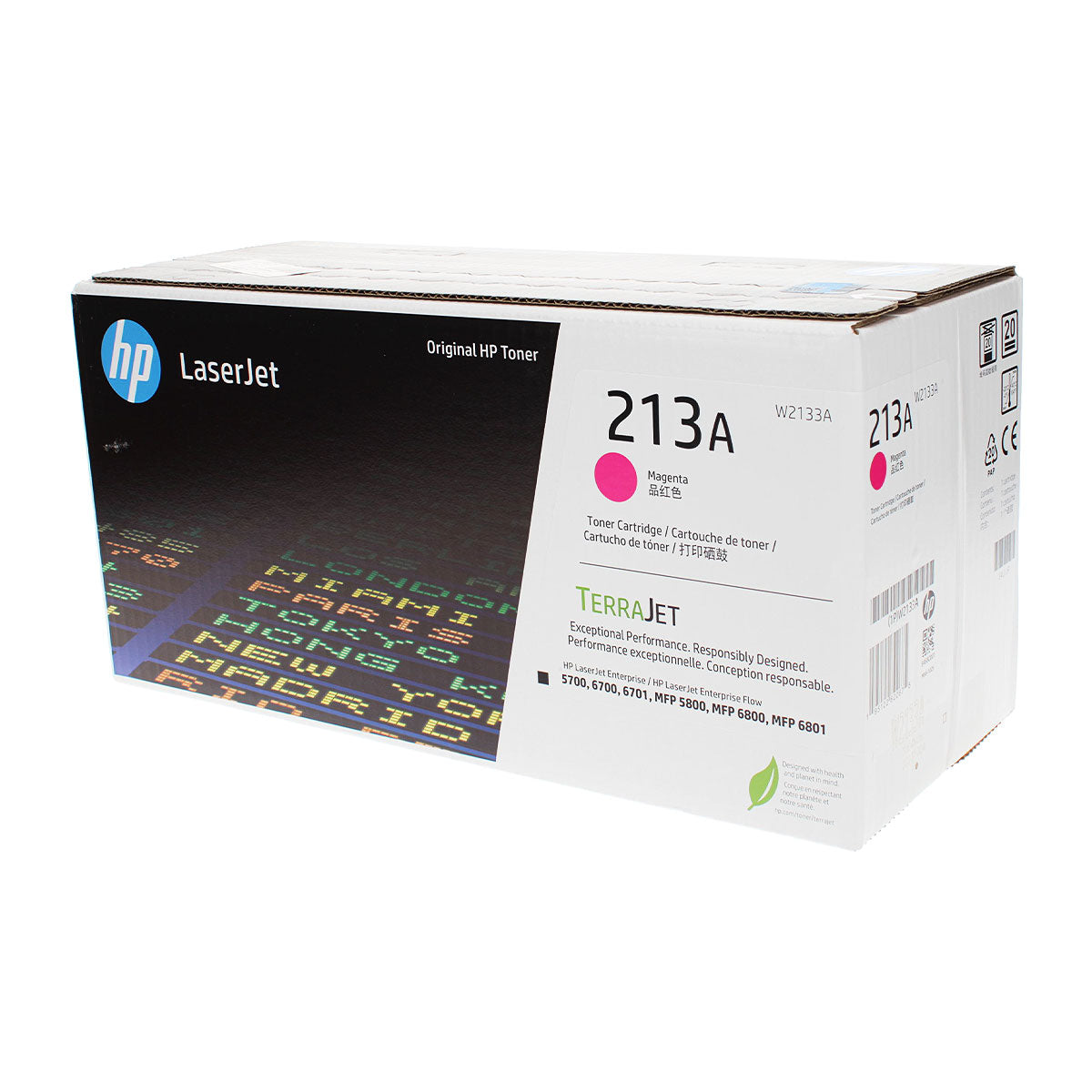 HP (W2133A) Toner Cartridge, Magenta 3K Yield