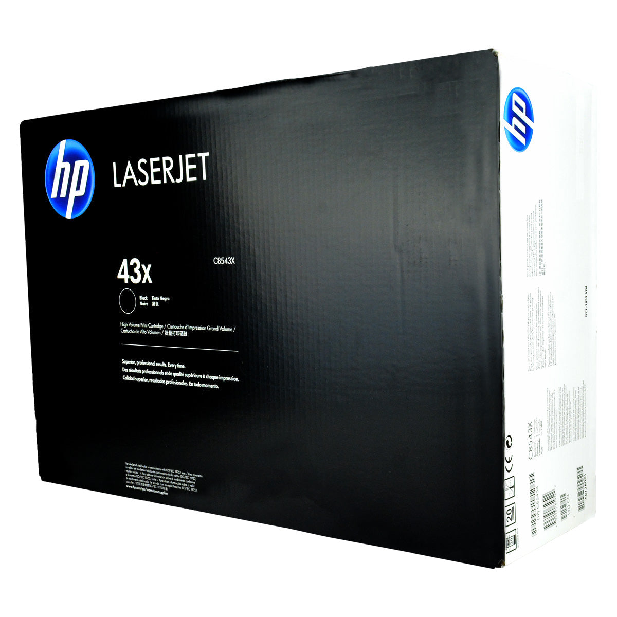 HP 43X (C8543X) Toner Cartridge, Black 30K High Yield