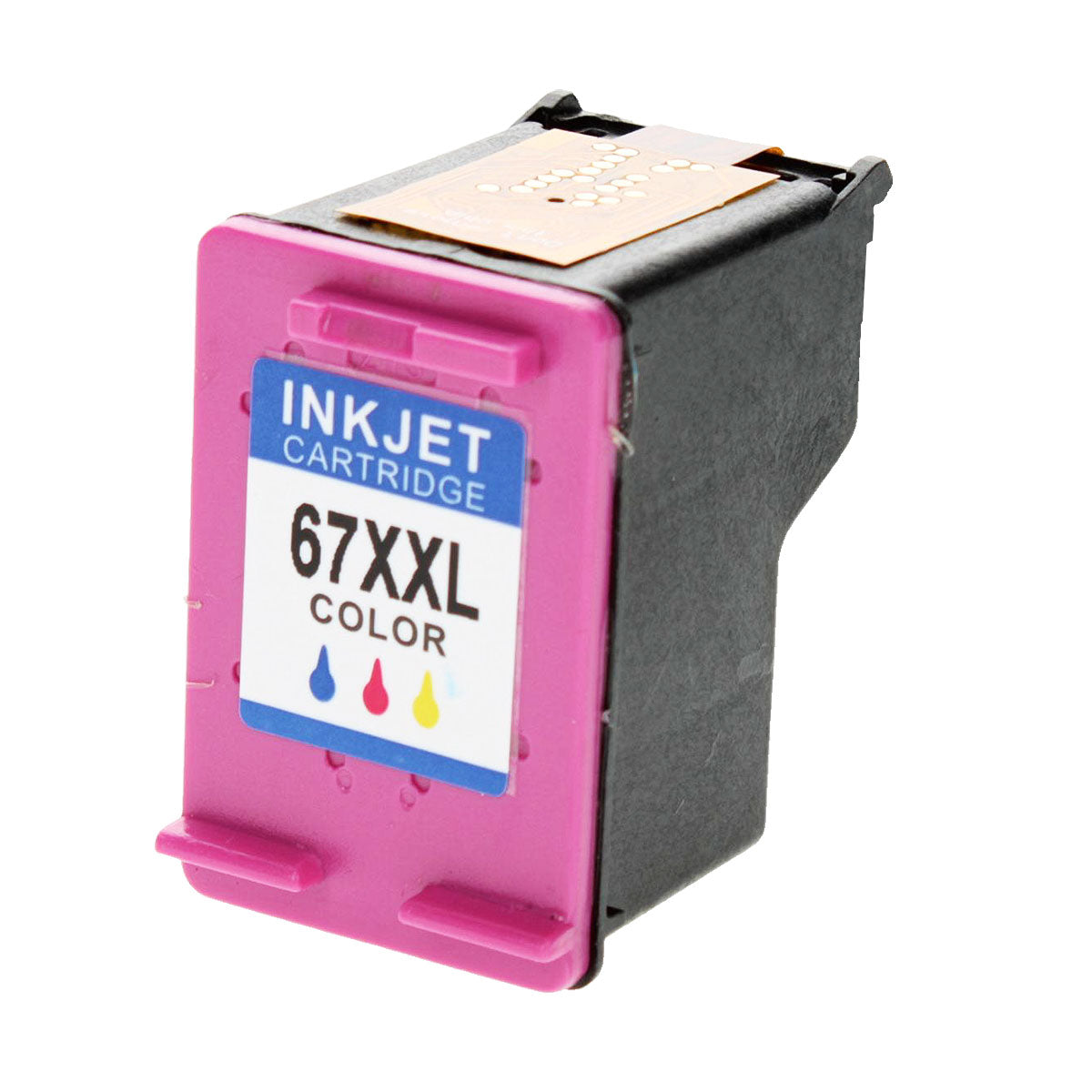 HP 67XXL Remanufactured Toner Cartridge Tri-Color 400 Extra High Yield (E-Patch)