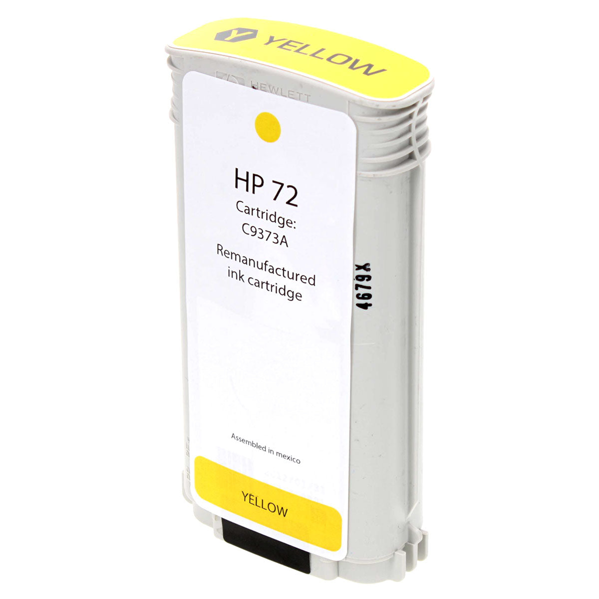 HP 72 Remanufactured Toner Cartridge Yellow 130 Ml