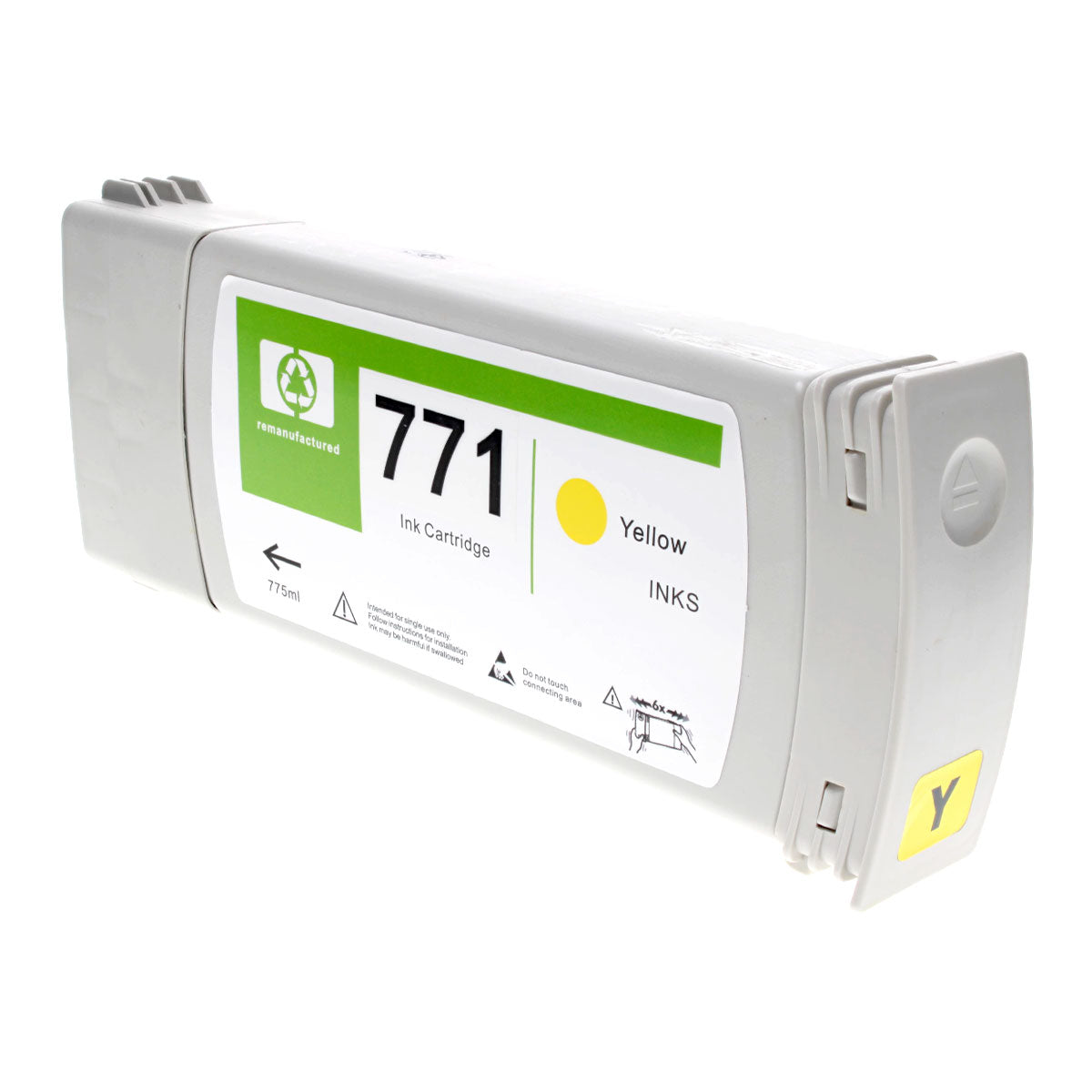 HP 771A Remanufactured Toner Cartridge Yellow 775Ml