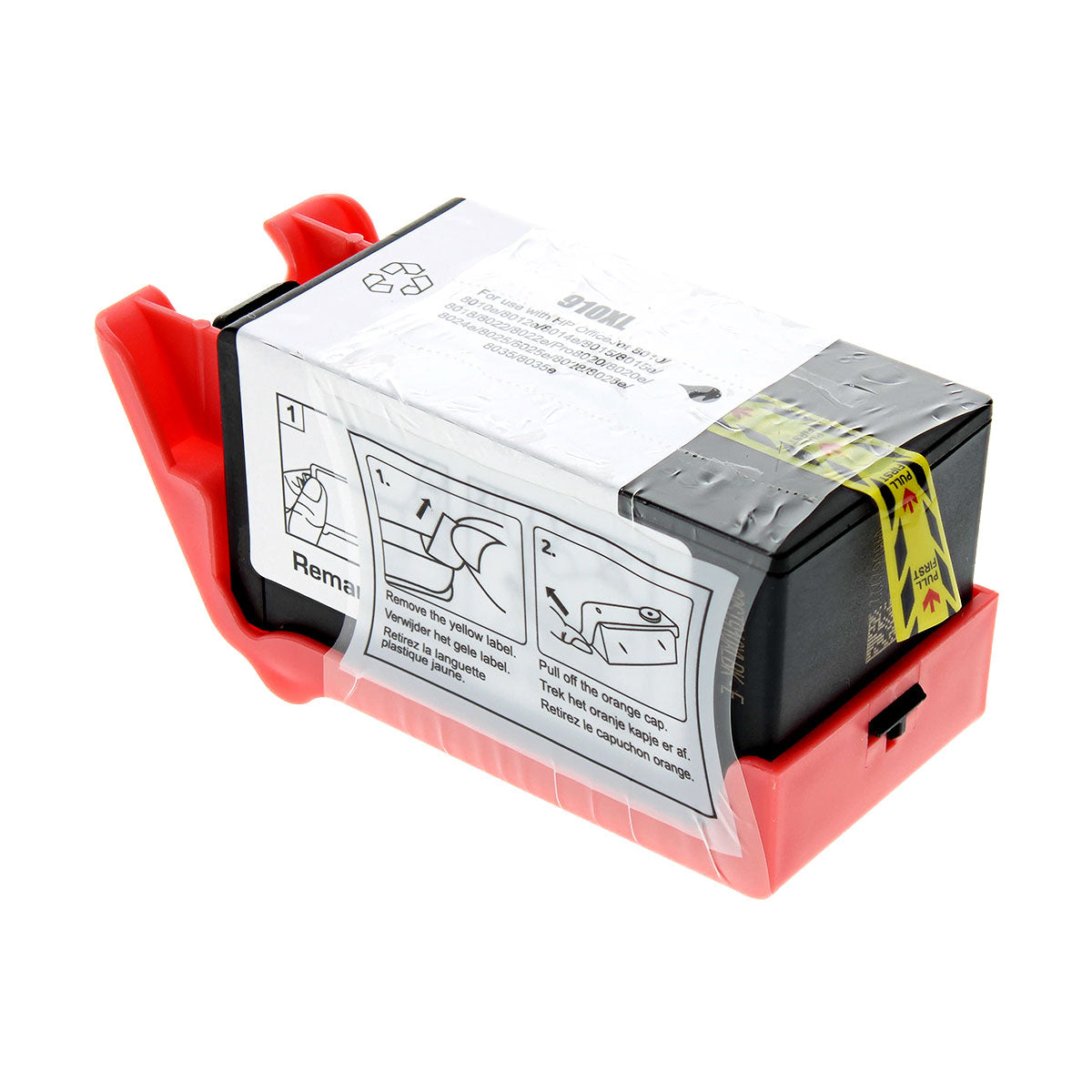 HP 910XL Remanufactured Toner Cartridge Black 825 High Yield Firmware Enhanced