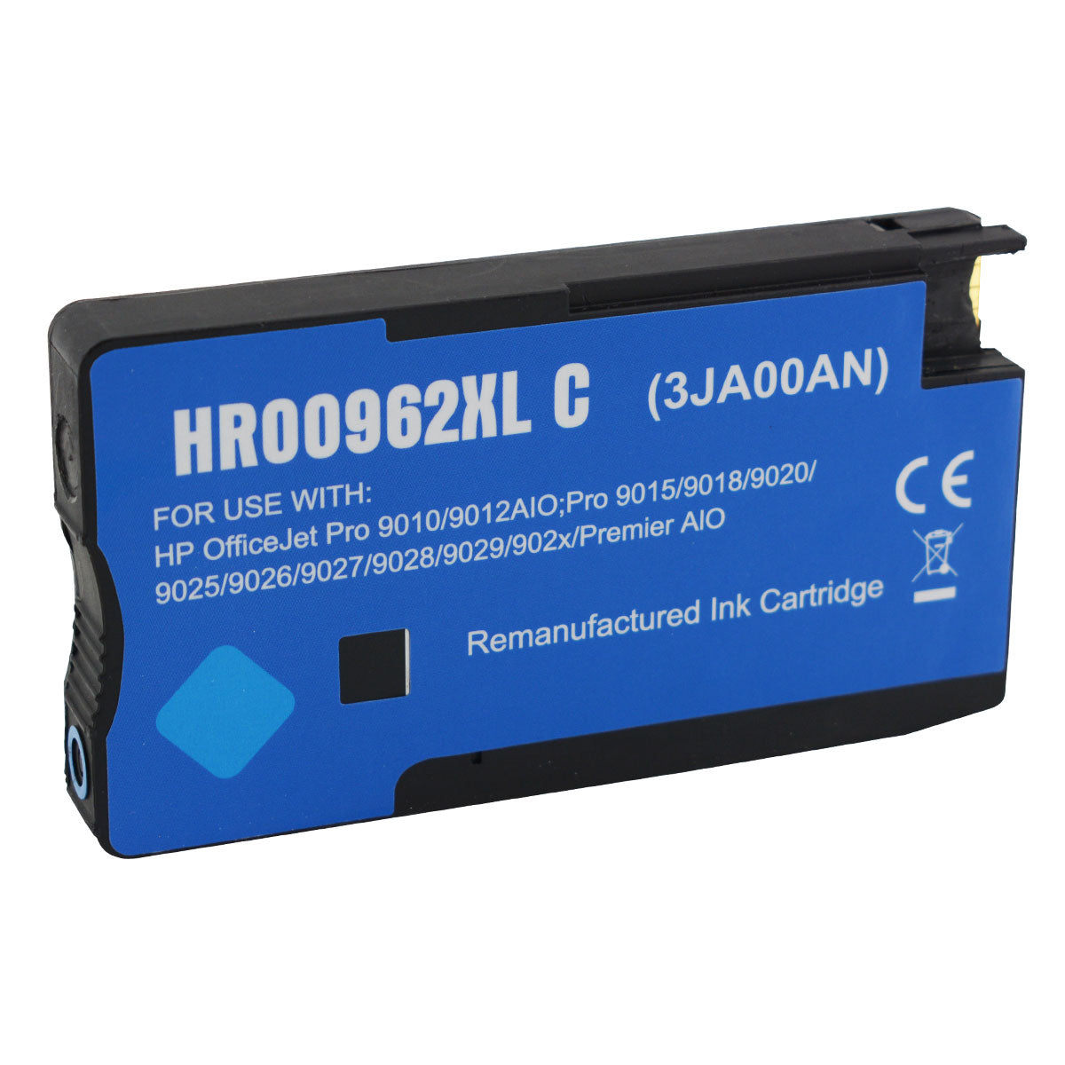 HP 962XL Remanufactured Toner Cartridge Cyan 1600 High Yield