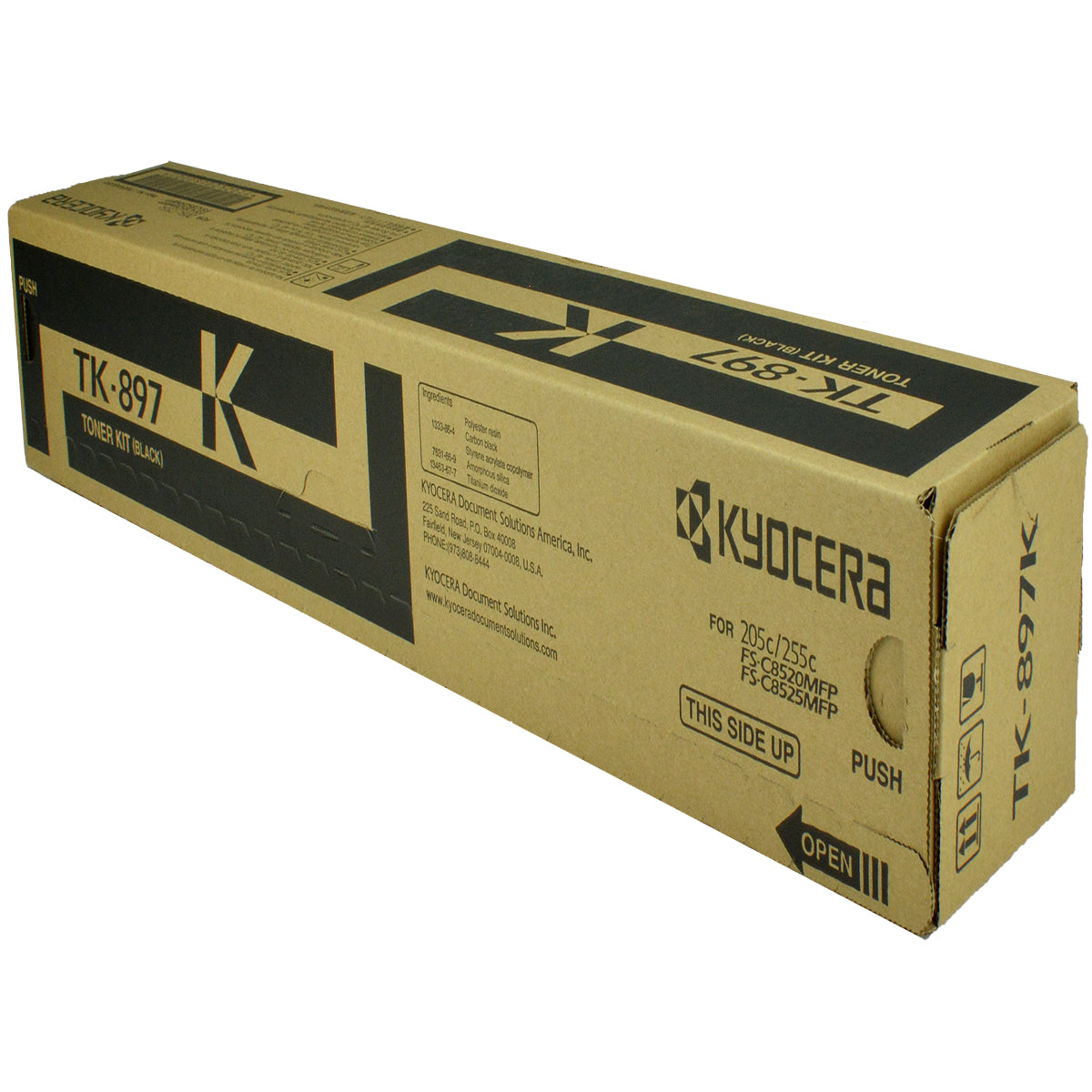 Copystar TK-897K (1T02K00US0) Toner Cartridge, Black 12K Yield