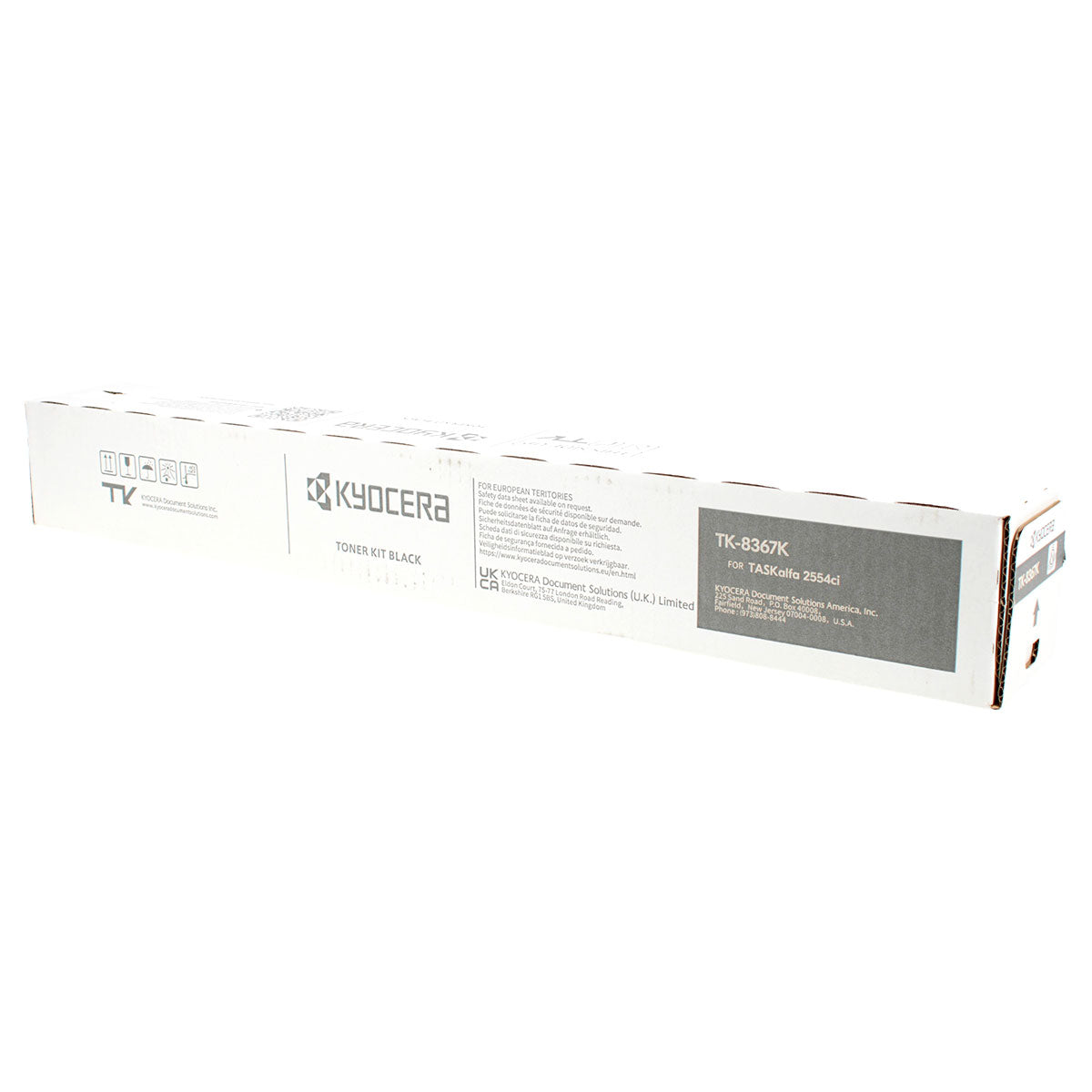 Kyocera Mita TK-8367K (1T02YP0US0) Toner Cartridge, Black 25K Yield