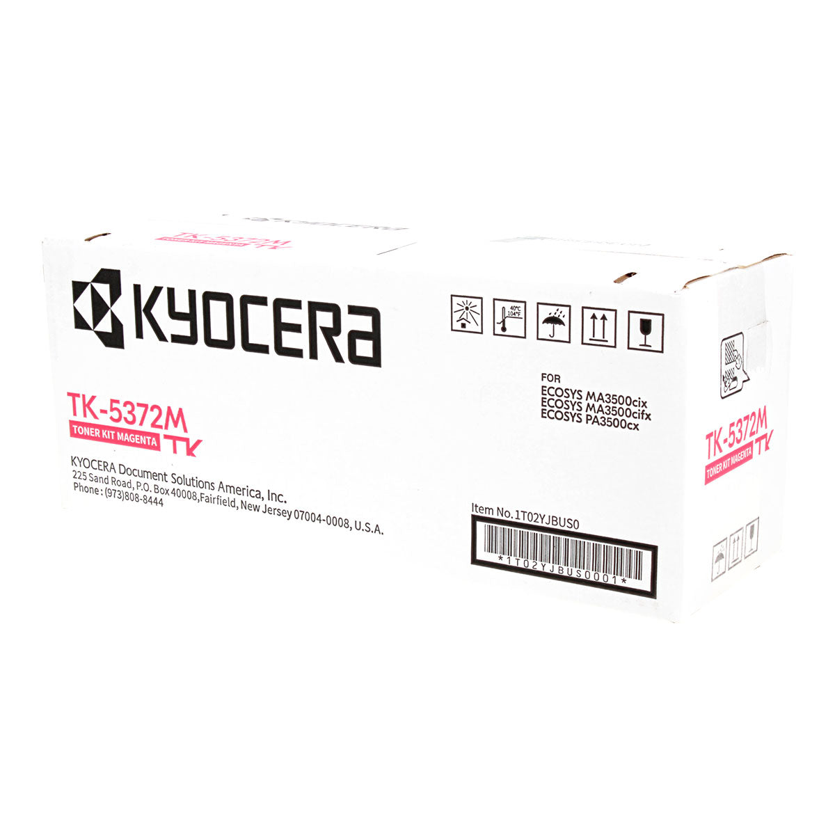 Kyocera Mita TK-5372M (1T02YJBUS0) Toner Cartridge, Magenta 5K Yield