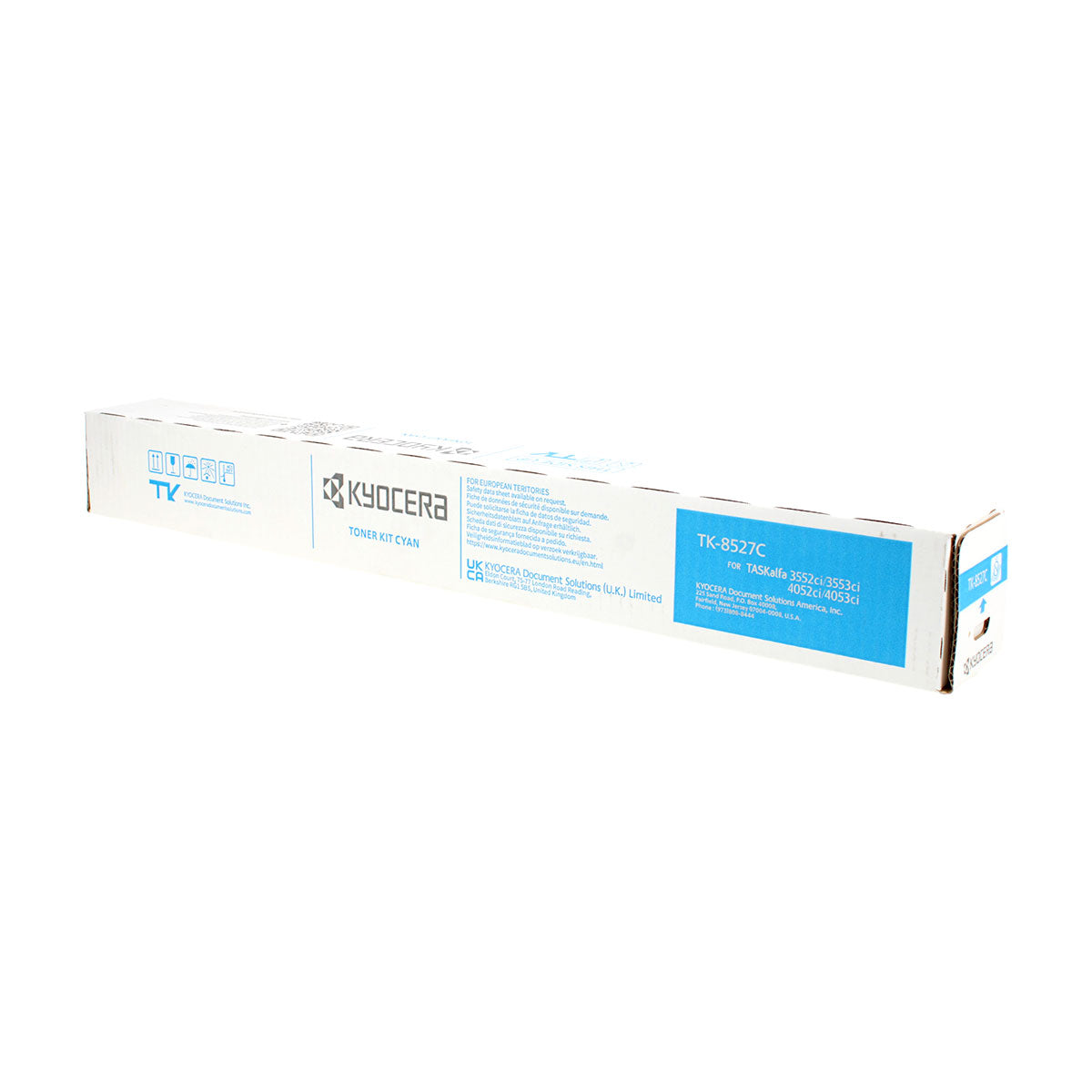 Kyocera Mita TK-8527C (1T02RMCUS0) Toner Cartridge, Cyan 15K Yield