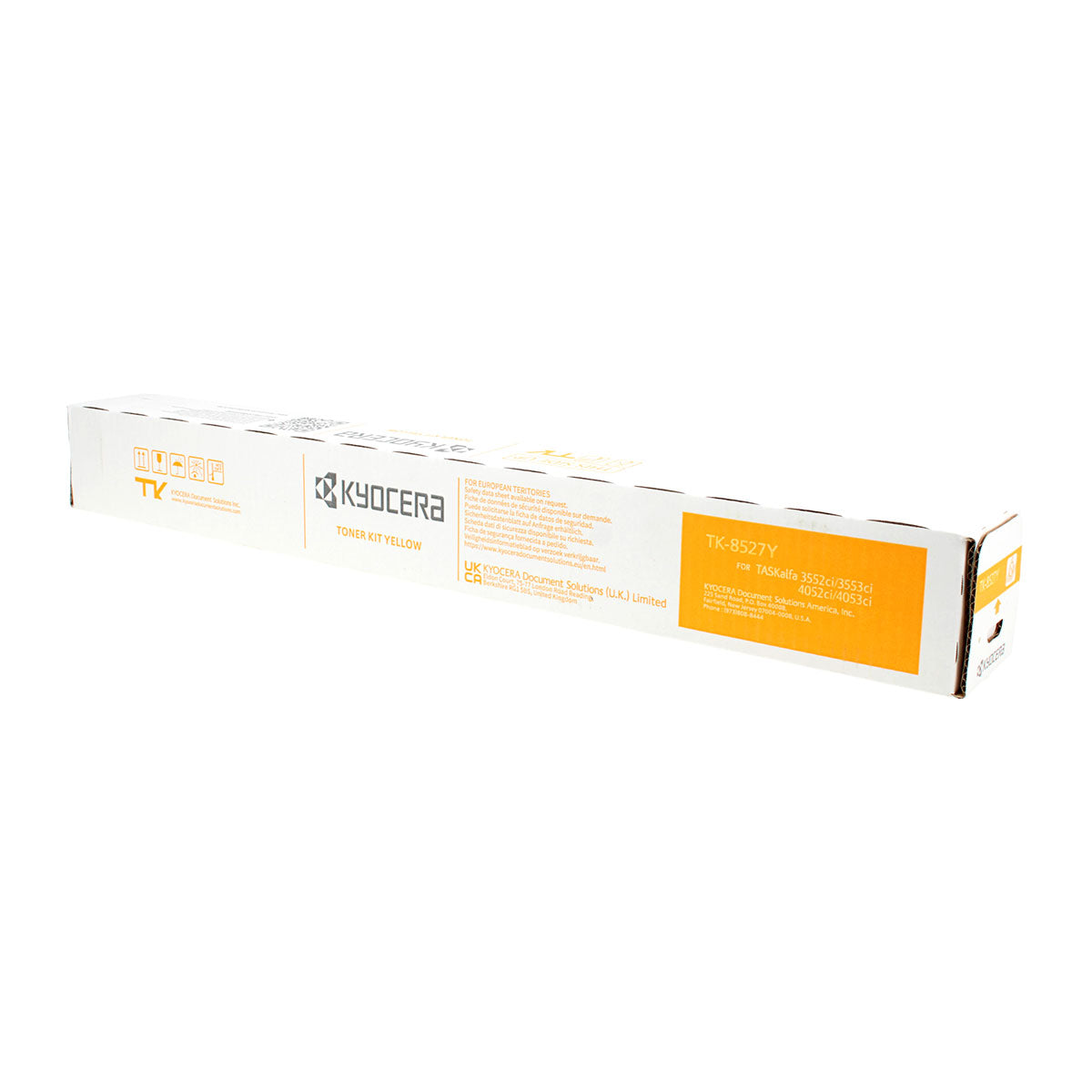 Kyocera Mita TK-8527Y (1T02RMAUS0) Toner Cartridge, Yellow 15K Yield