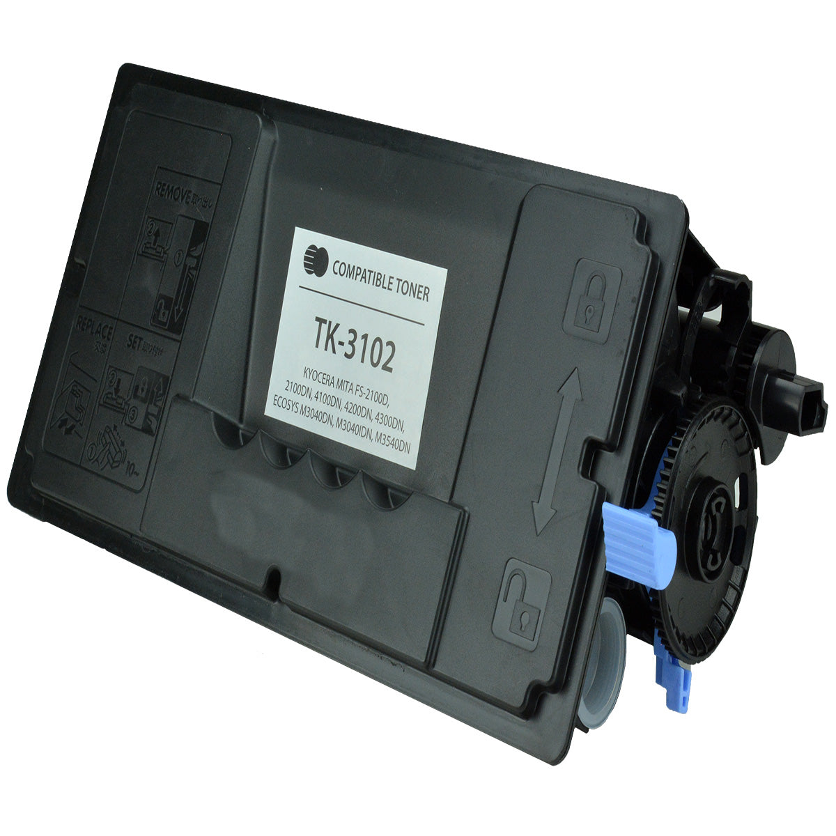 Toner-Dog TK-3102 OEM Black Toner Cartridge – 12,500 Pages