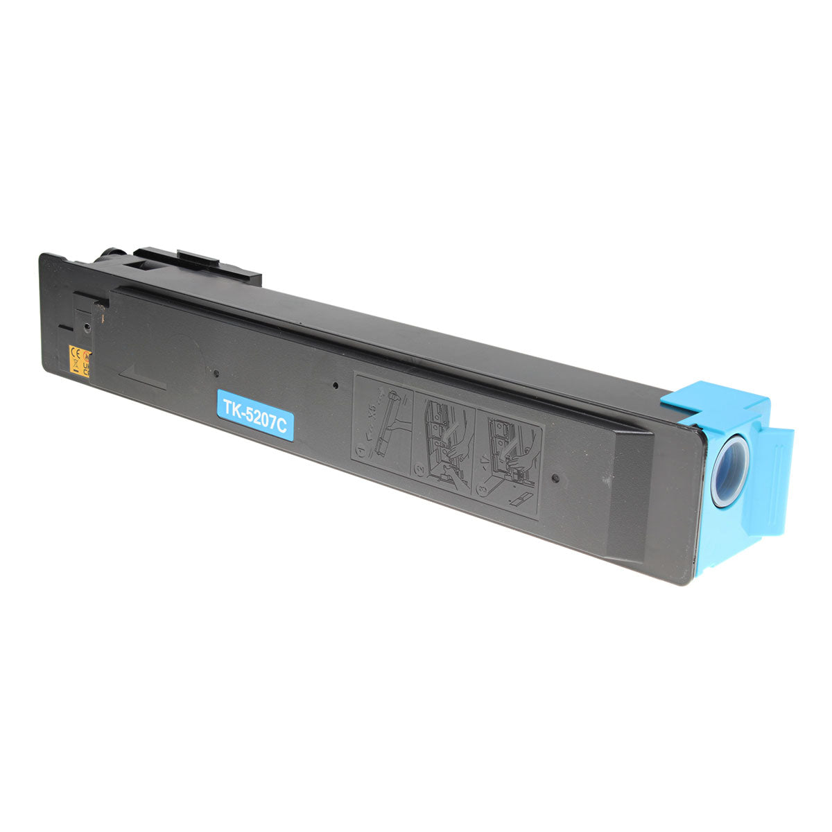 Kyocera TK-5207C Remanufactured Toner Cartridge Cyan 12K Yield