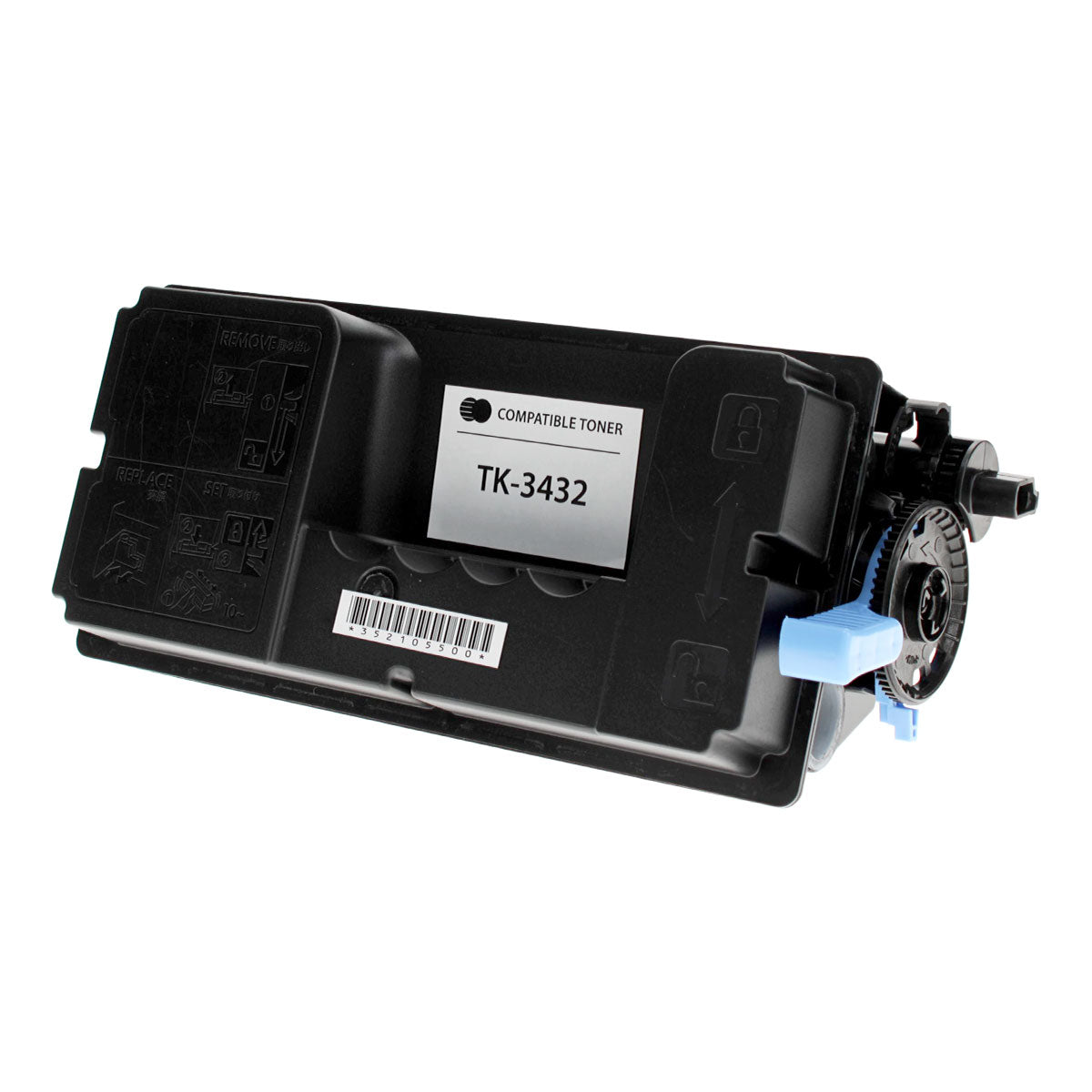 Toner-Dog TK-3432 OEM Black Toner Cartridge – 21,000 Pages