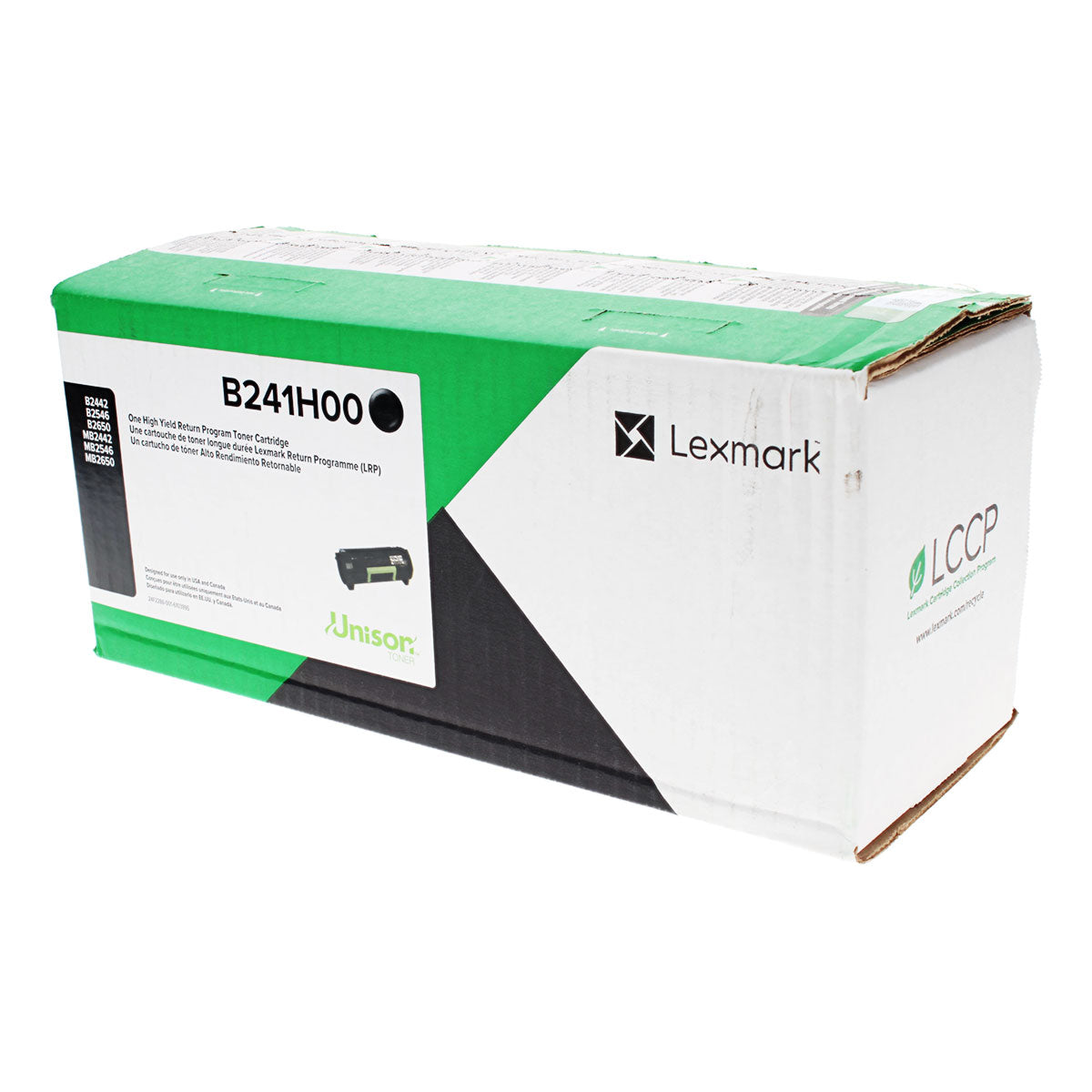Lexmark (B241H00) Toner Cartridge, Black 6K High Yield, Return Program