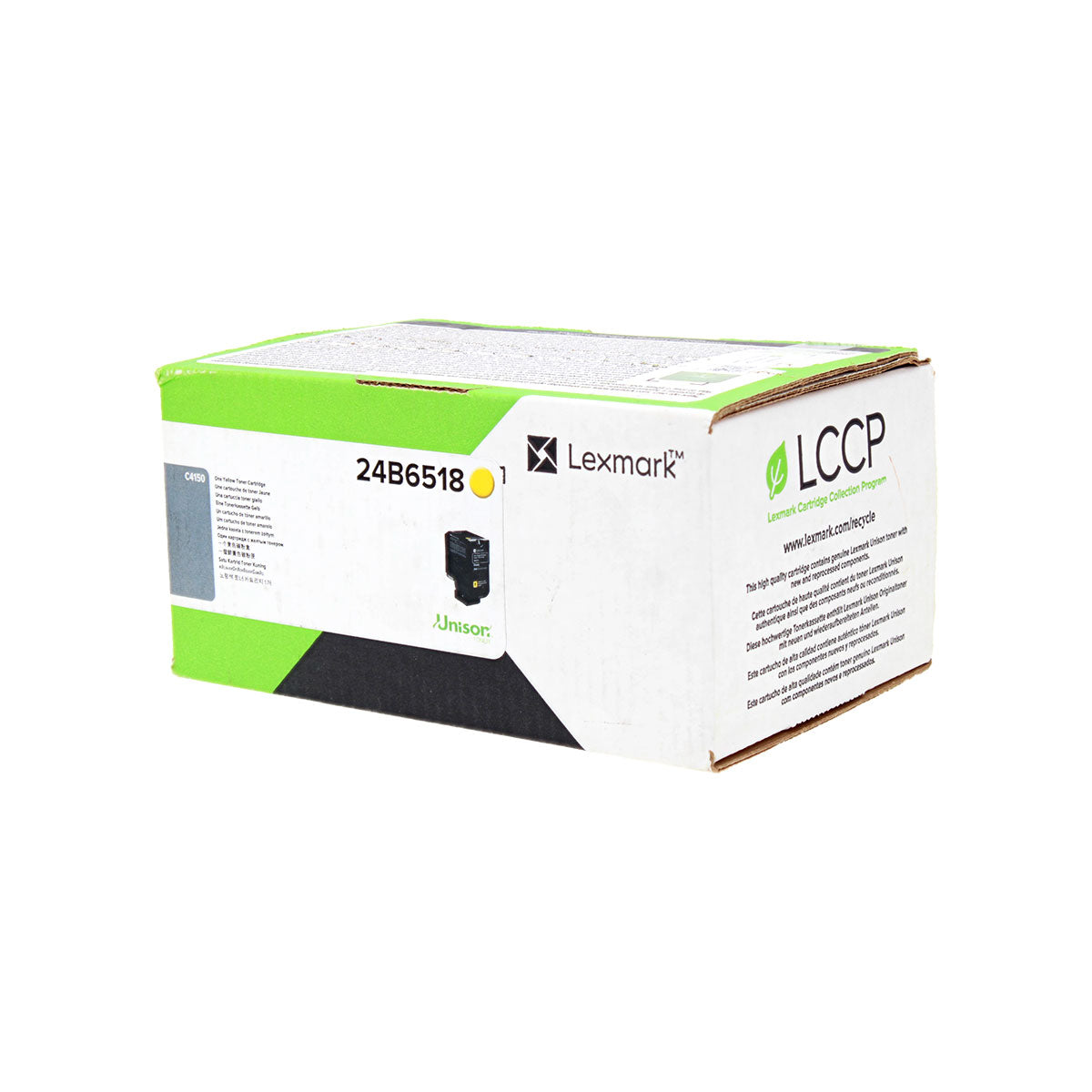 Lexmark (24B6518) Toner Cartridge, Yellow 10K Yield